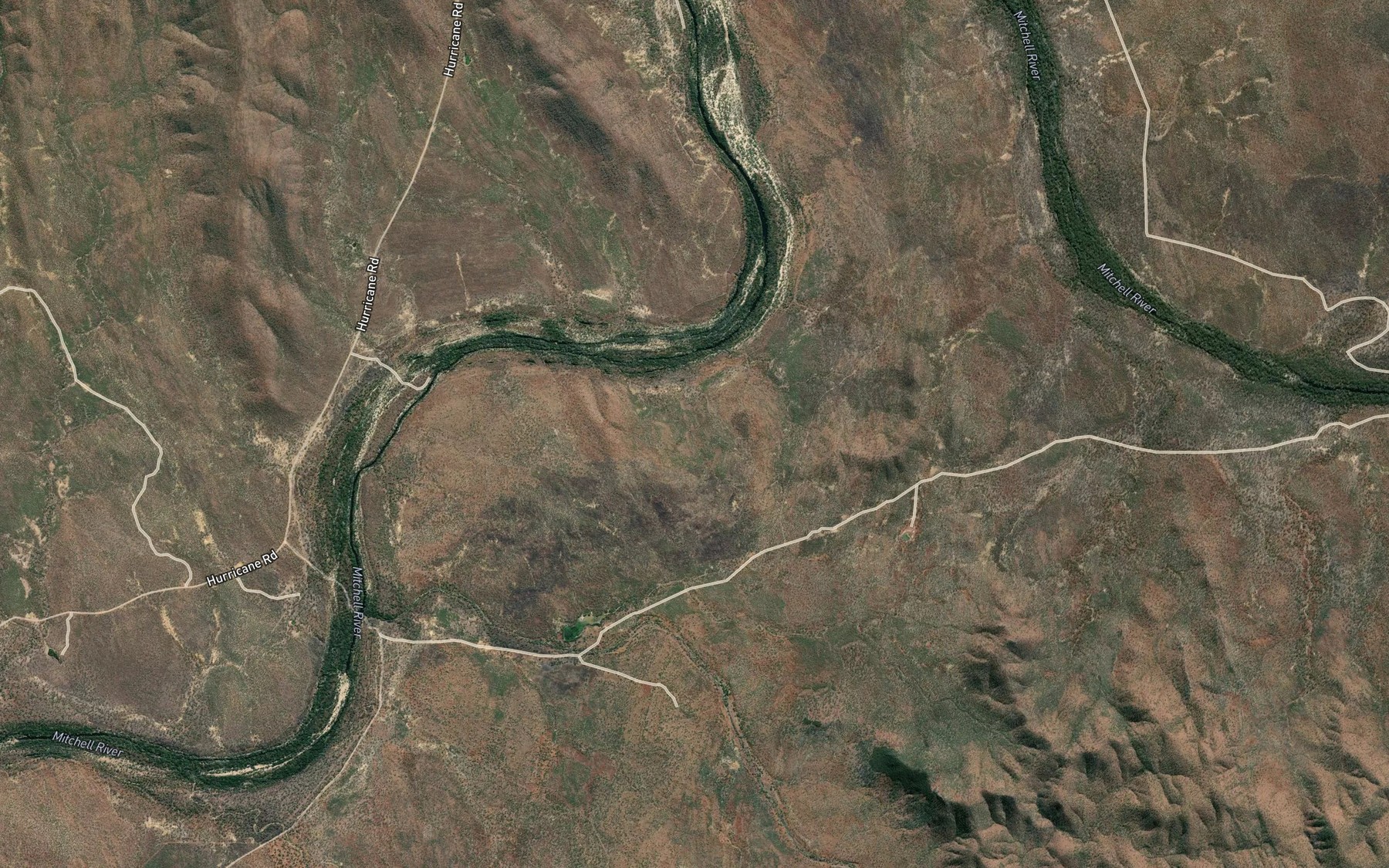Satellite map of the Wolstencroft Creek