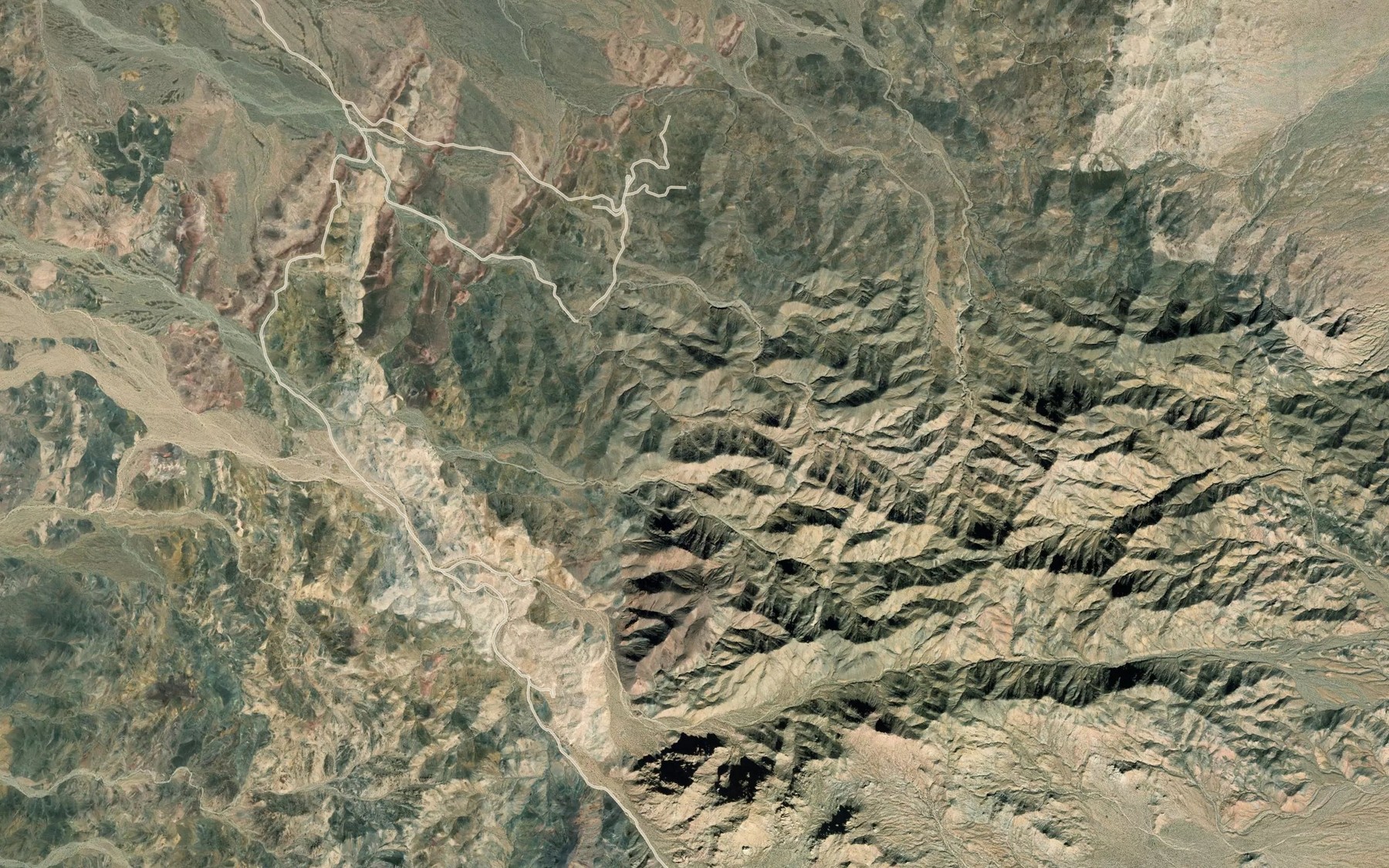 Satellite map of the Fenner Spring