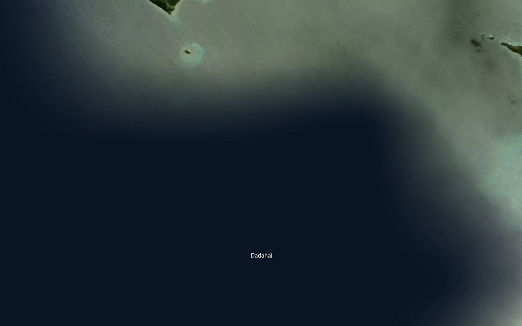 Satellite map of the Popomweni Passage