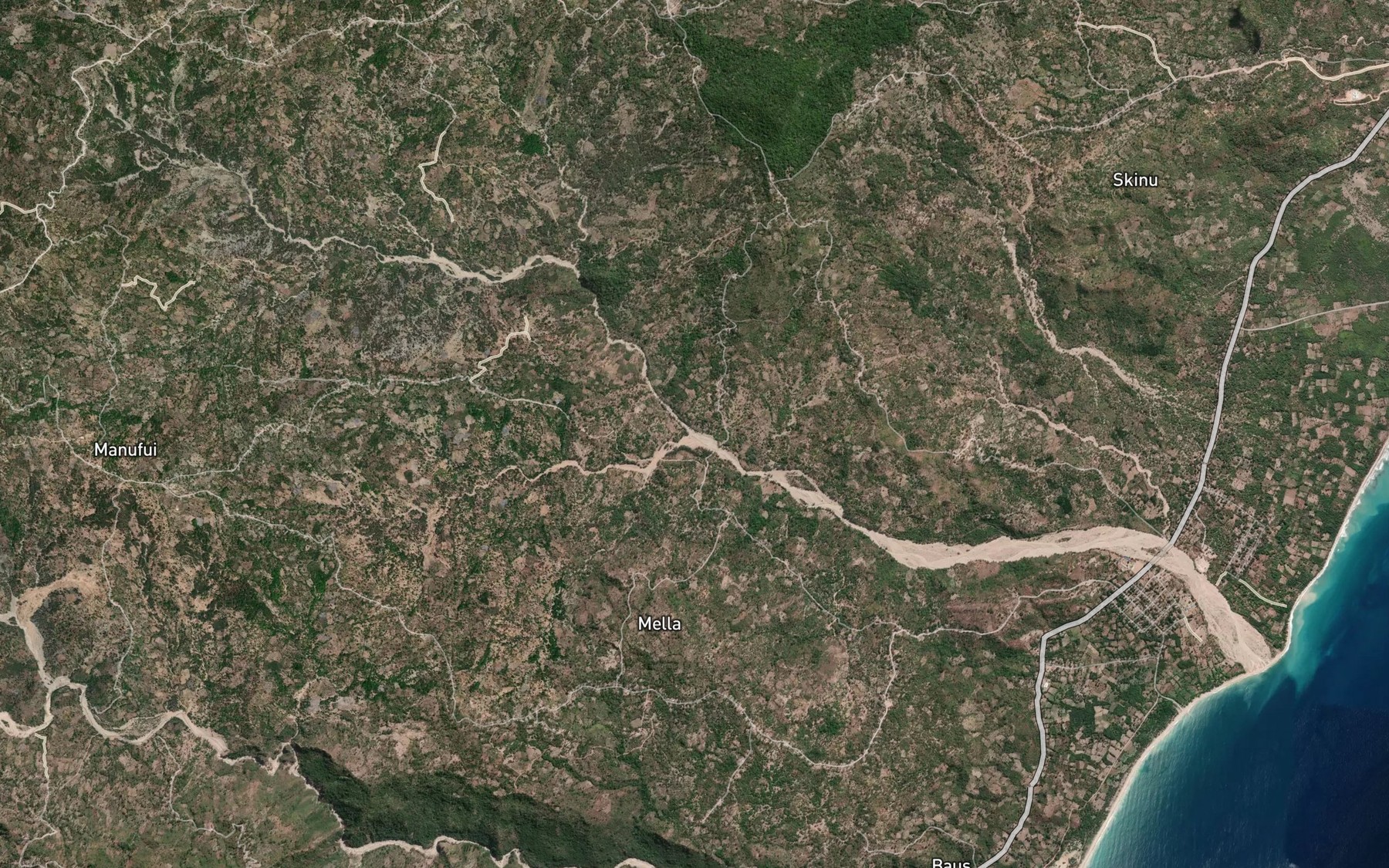 Satellite map of the Noe Foto