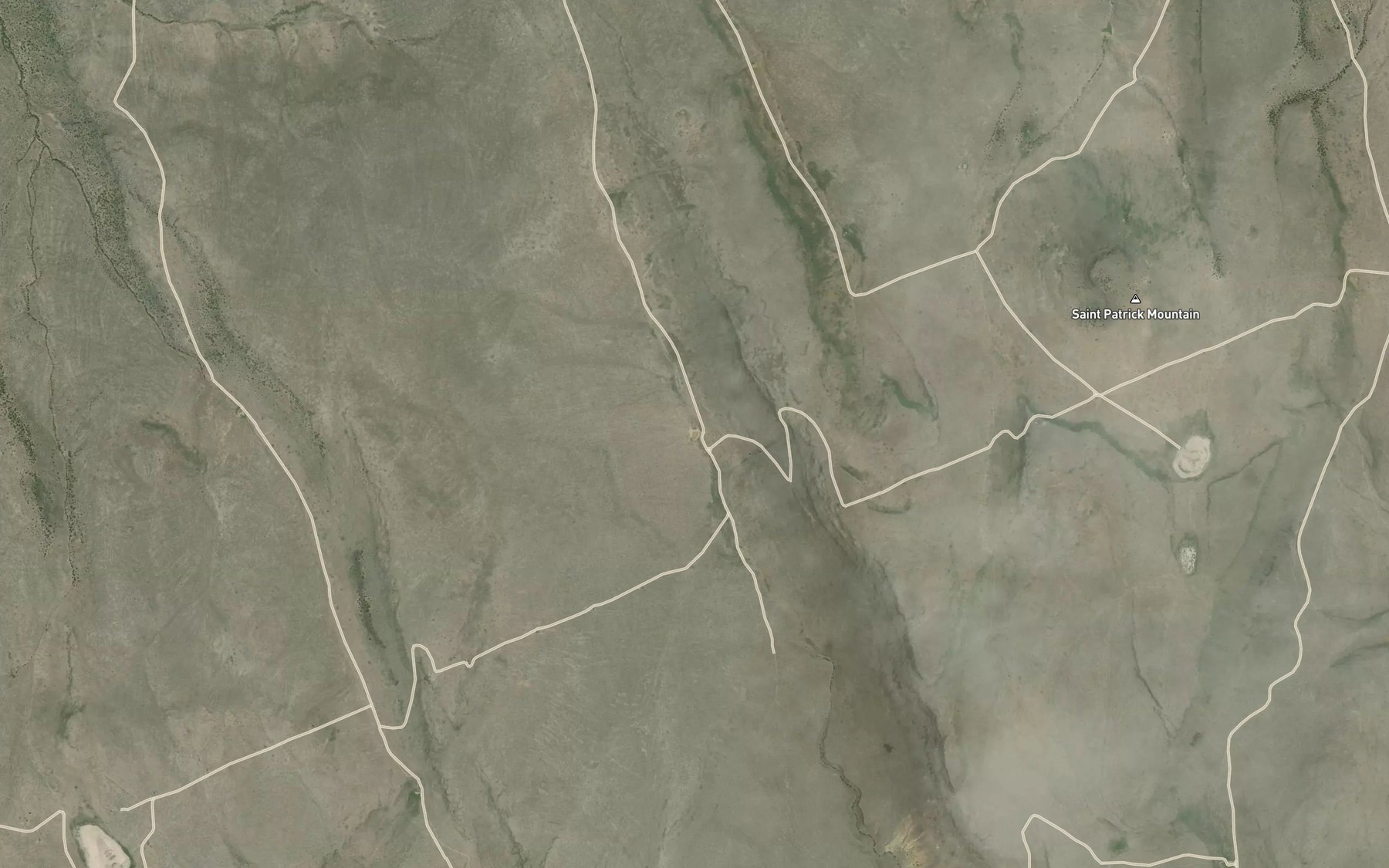 Satellite map of the Dead Reservoir