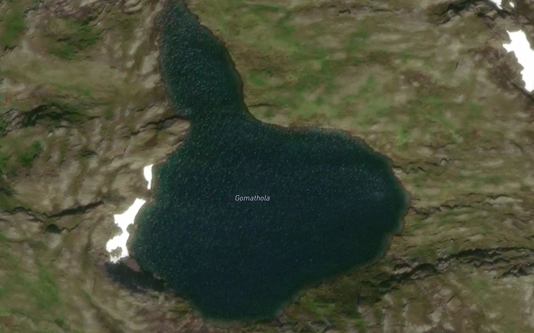 Satellite map of the Gomathola