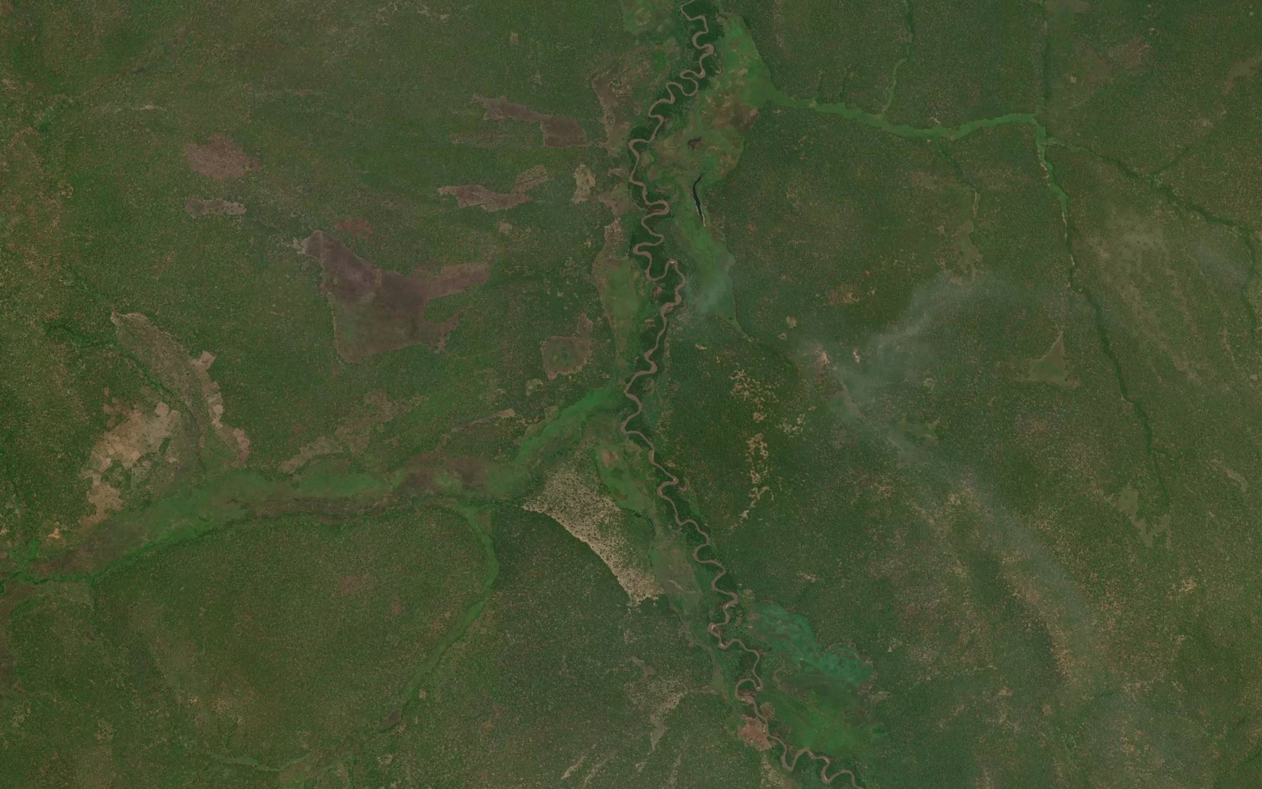 Satellite map of the Lufuli