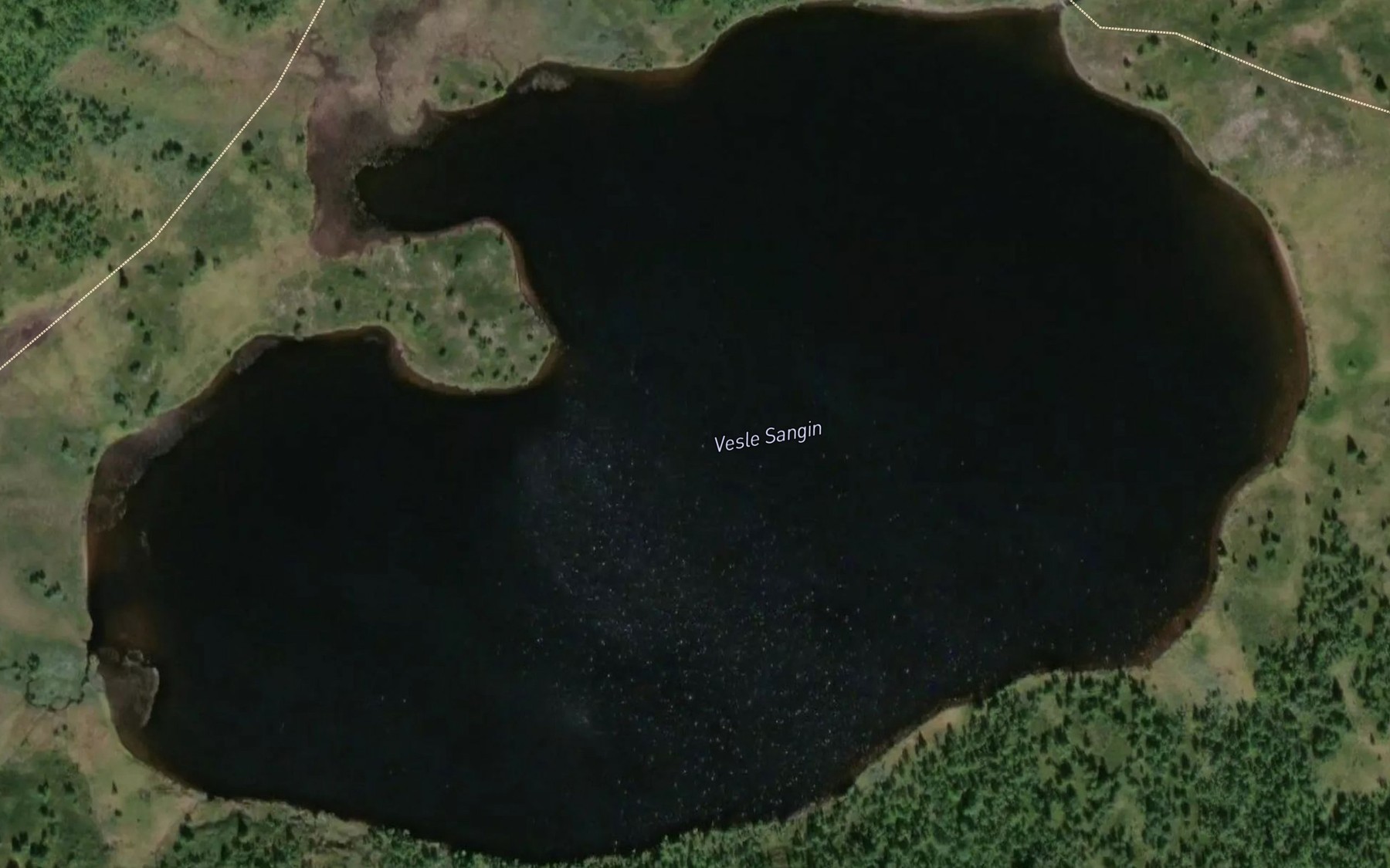 Satellite map of the Sangevatni,l