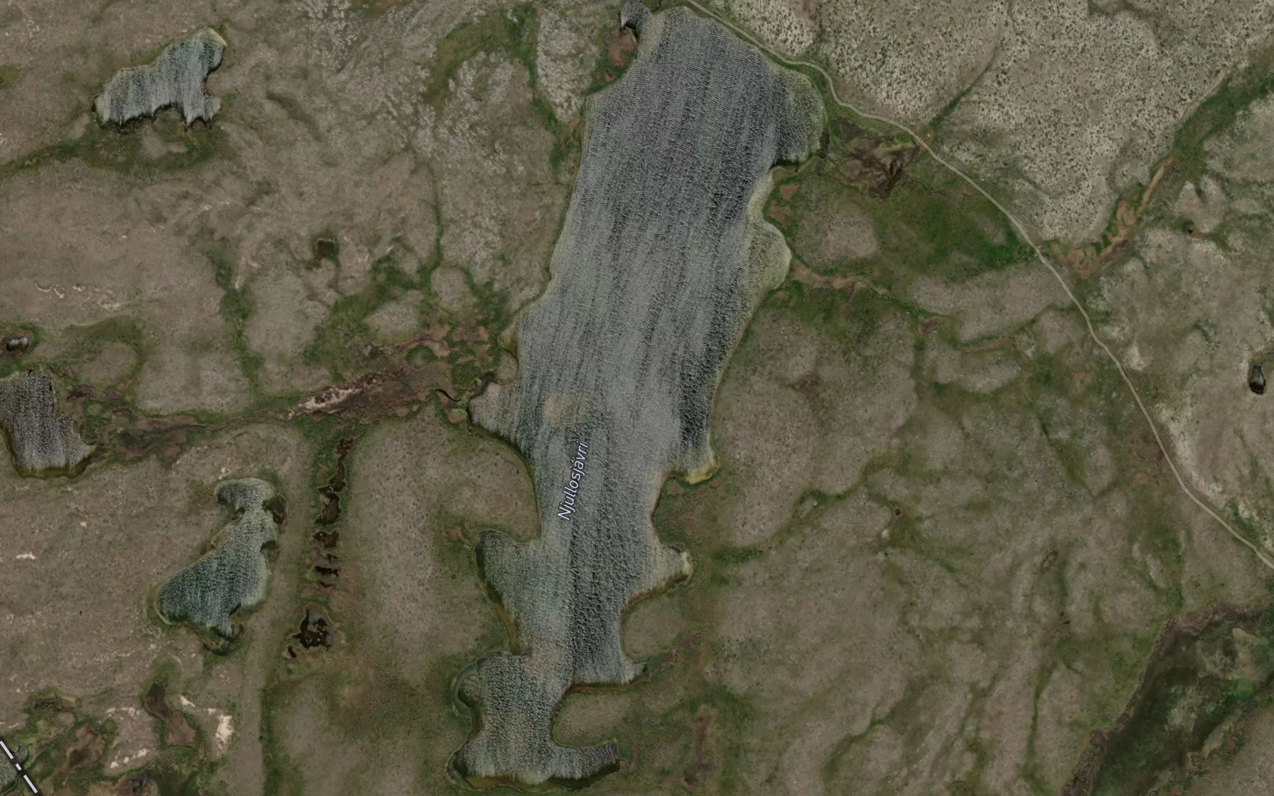 Satellite map of the Njullusjavri