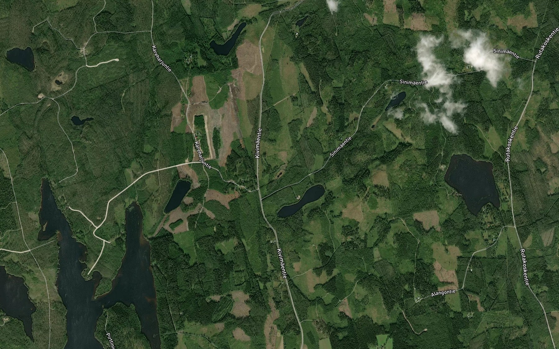Satellite map of the Kitalampi