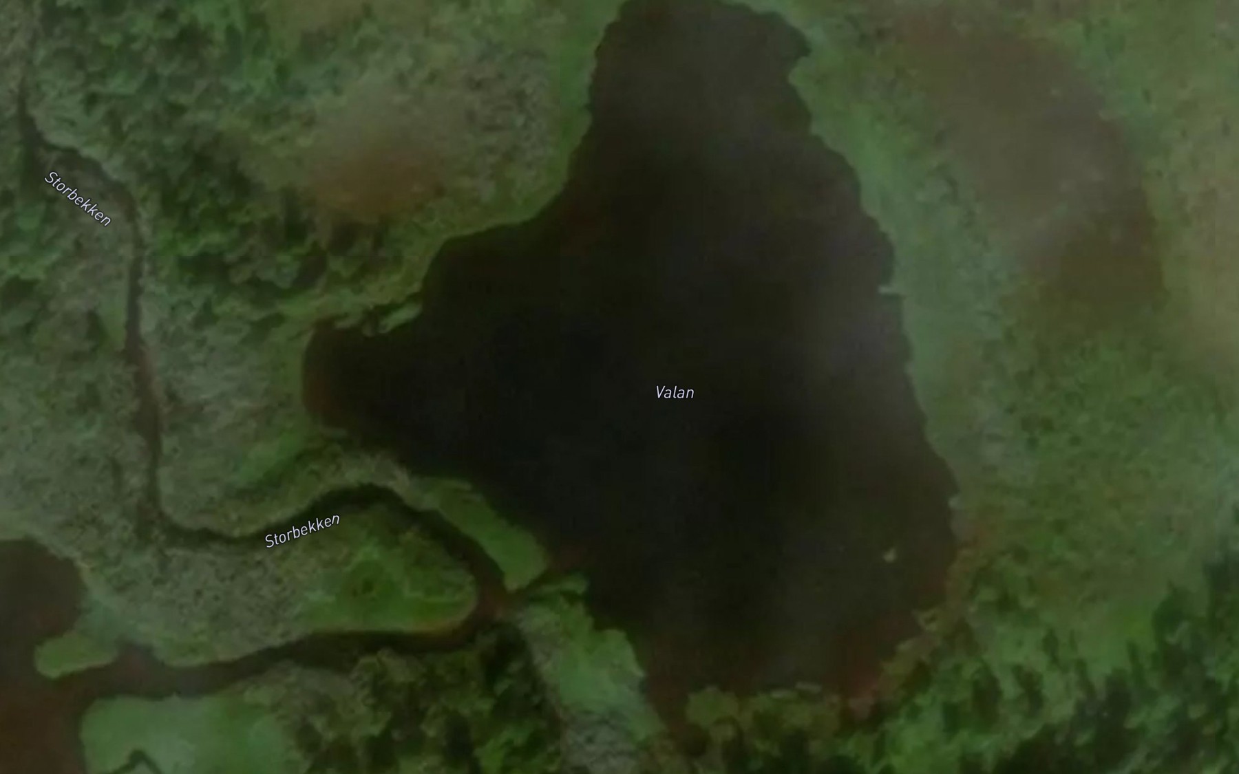 Satellite map of the Valan