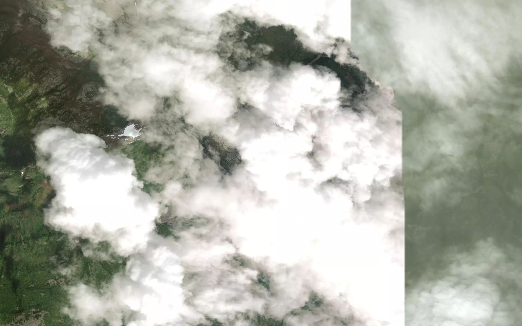 Satellite map of the Sinel'ga
