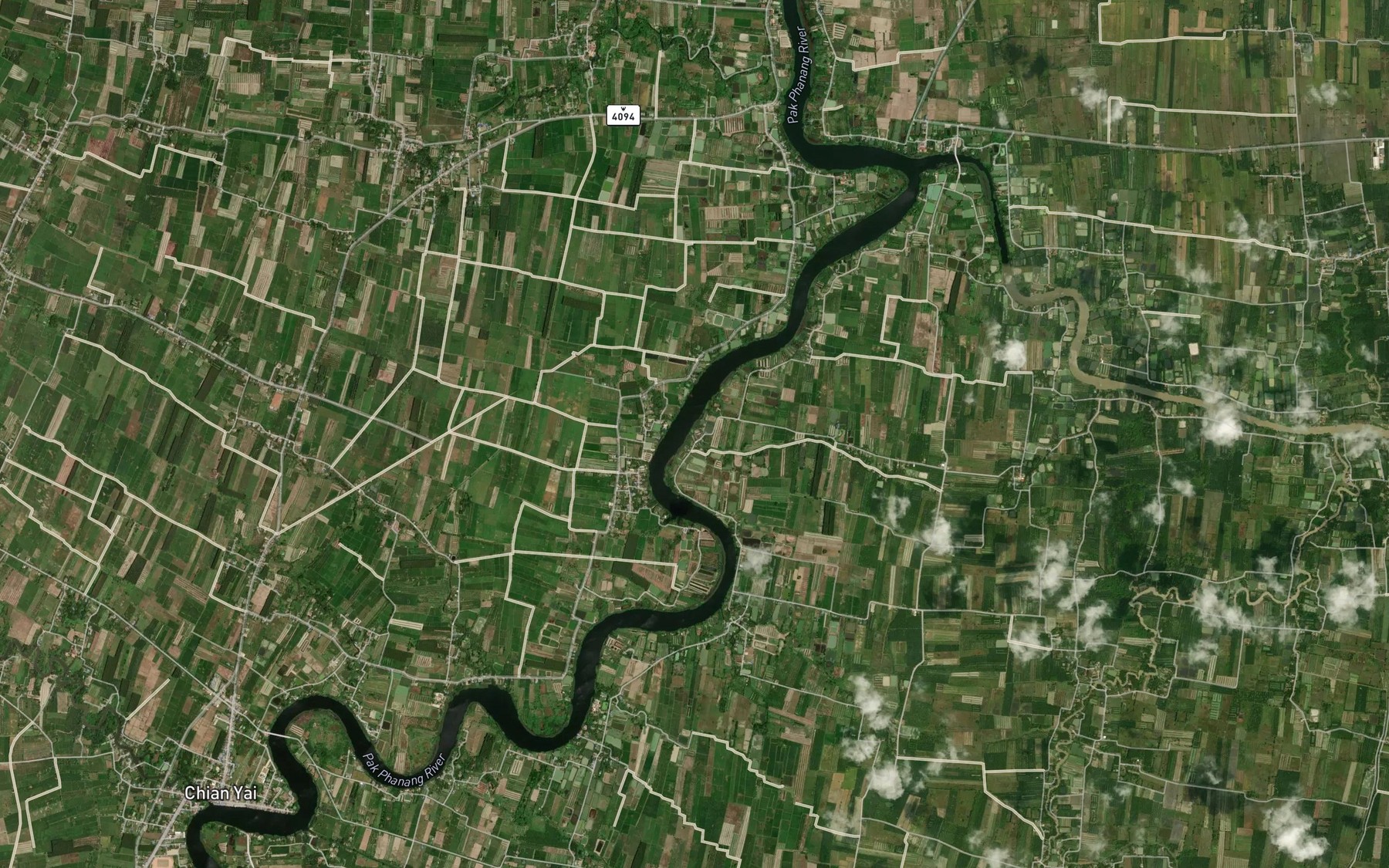 Satellite map of the Khlong Bang Khut
