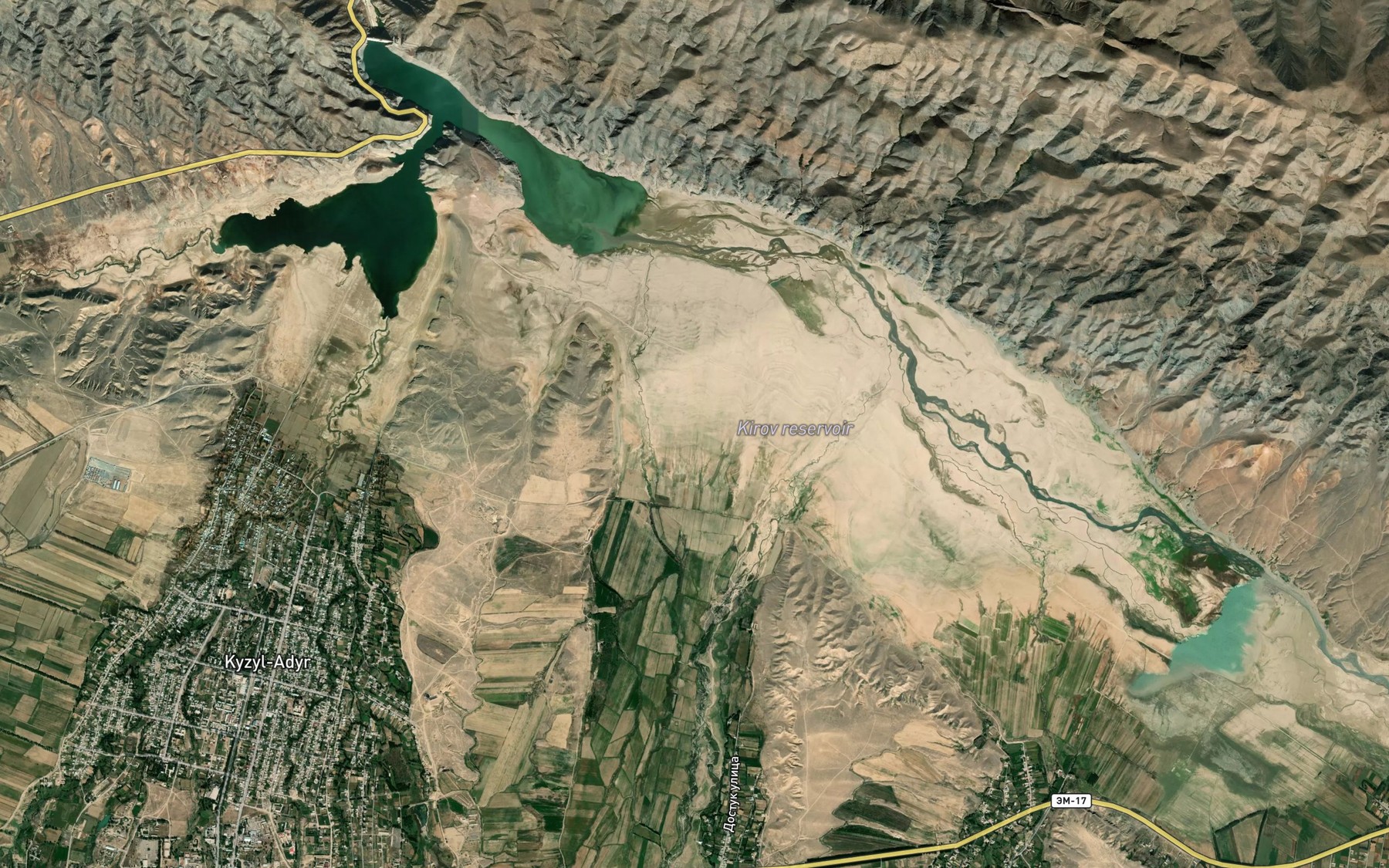 Satellite map of the Kara-Buura