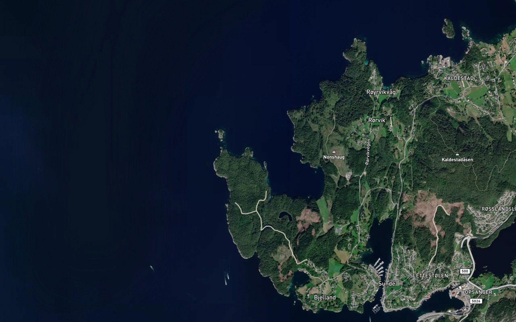 Satellite map of the Kretevika