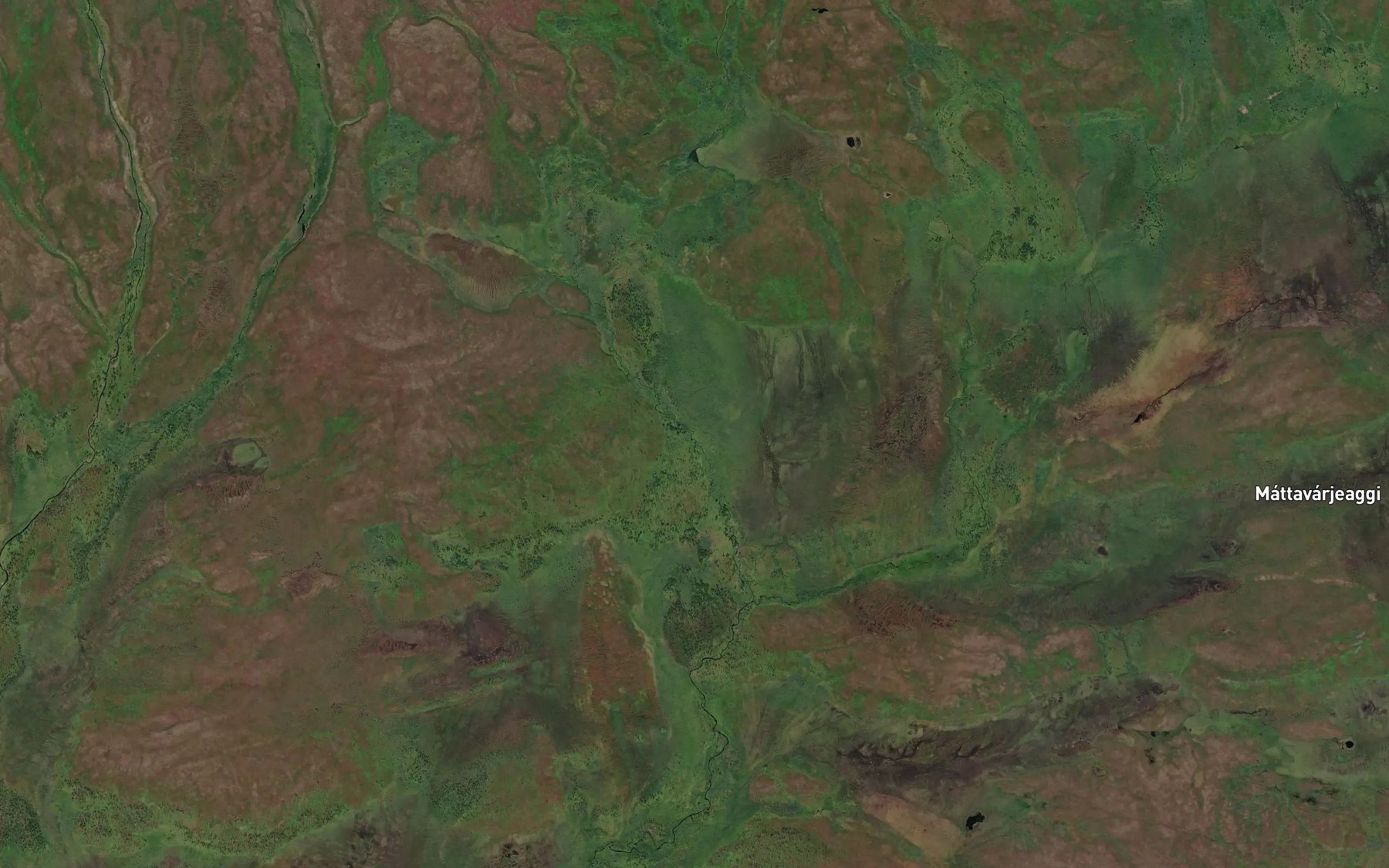 Satellite map of the Baldasvagajakka