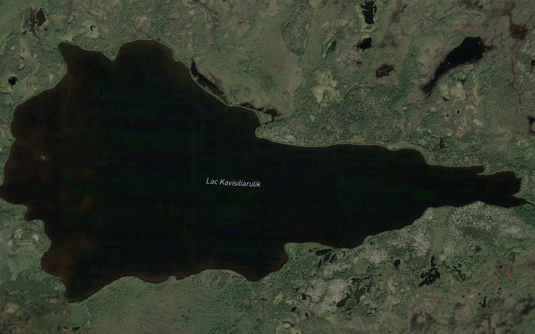 Satellite map of the Lac Kavisiliarulik
