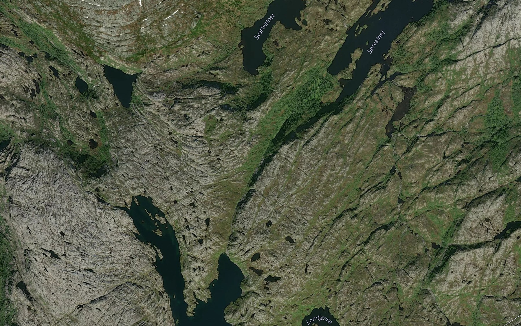 Satellite map of the Elseburbekken