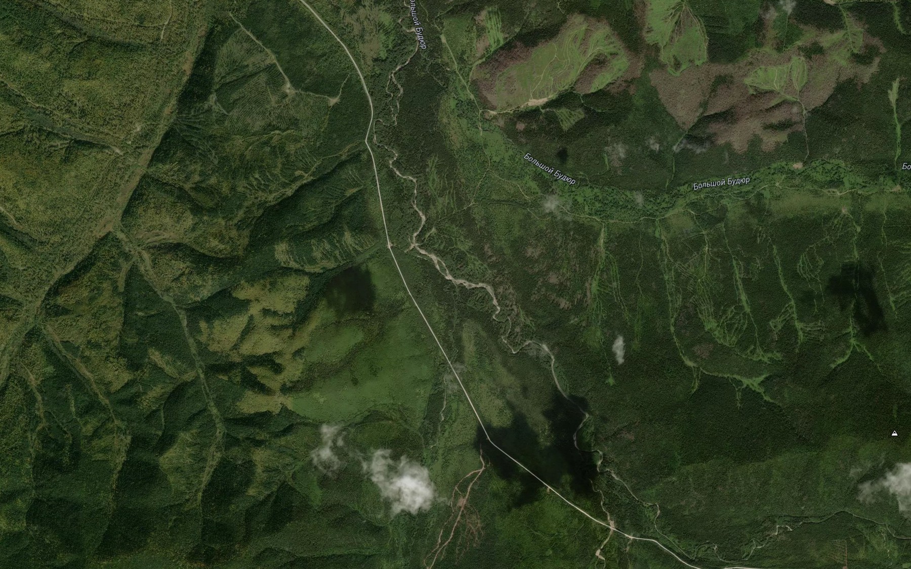 Satellite map of the Khrebtovyy