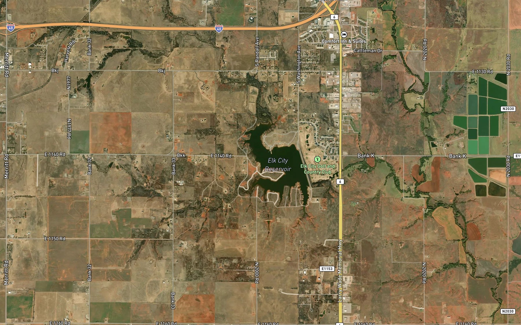 Satellite map of the Spot 6