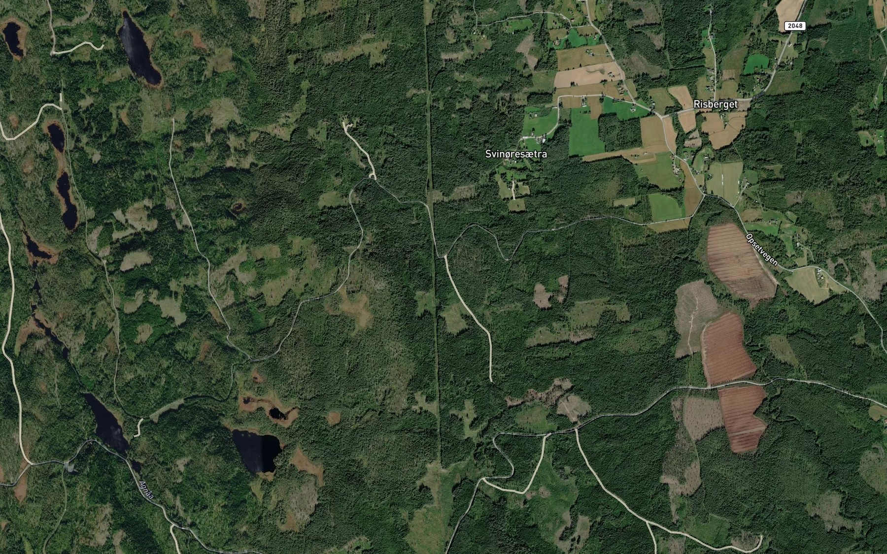 Satellite map of the Lemyrbekken