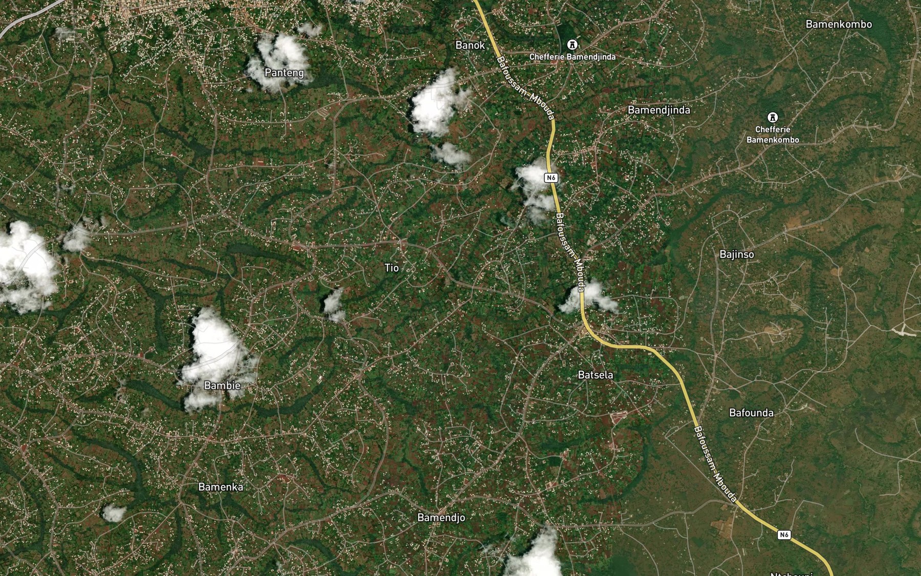 Satellite map of the Lepang
