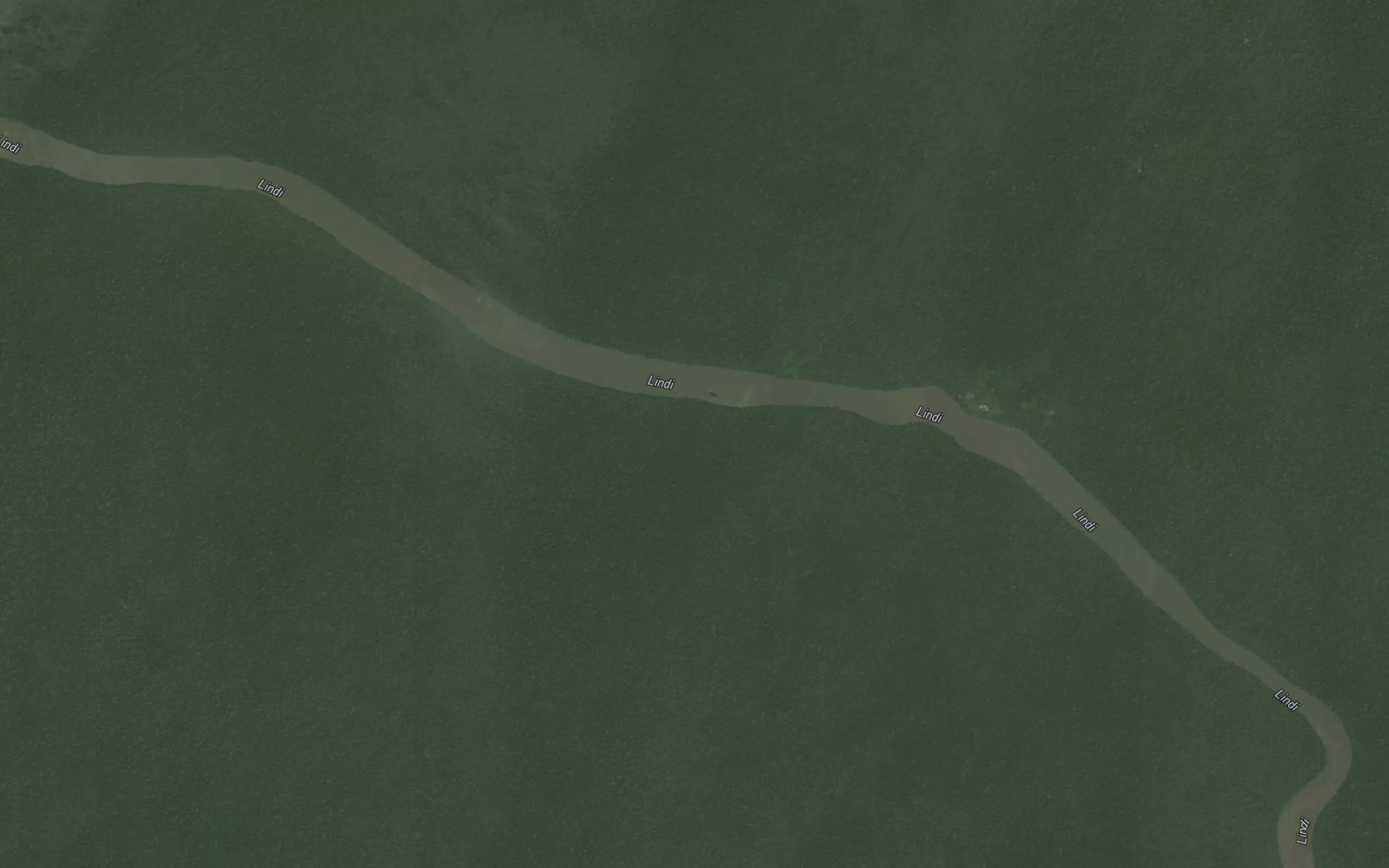 Satellite map of the Adusa