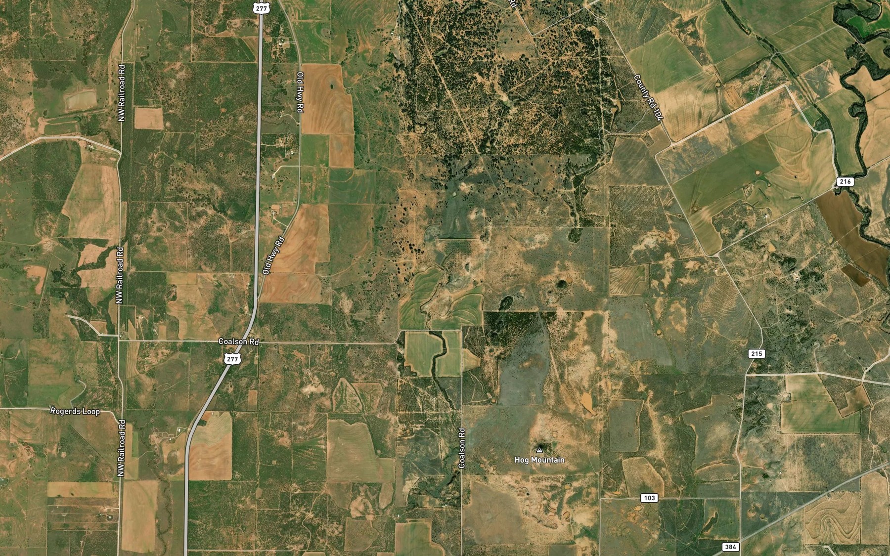 Satellite map of the Soil Conservation Service Site 6 Reservoir