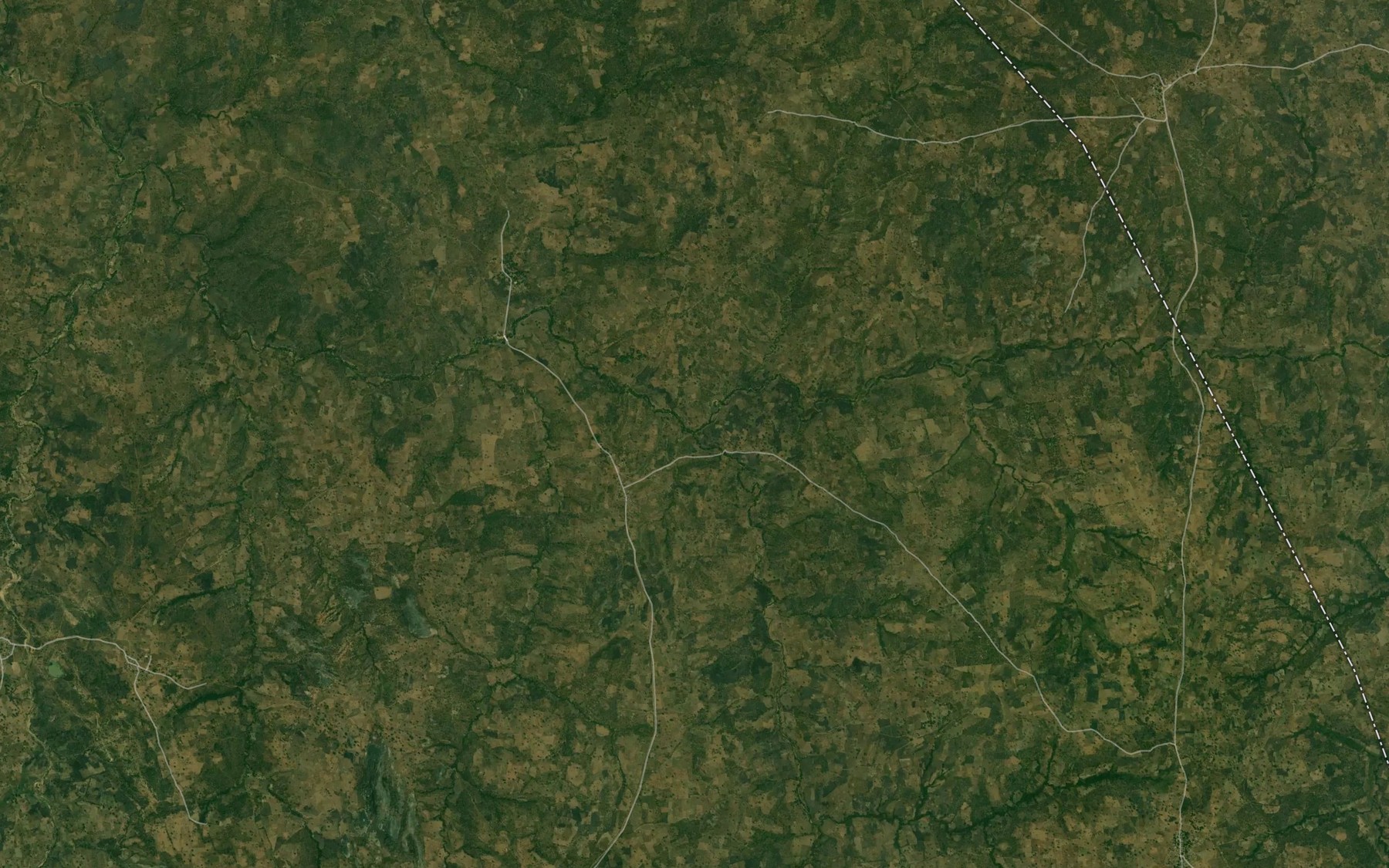 Satellite map of the River Wachi