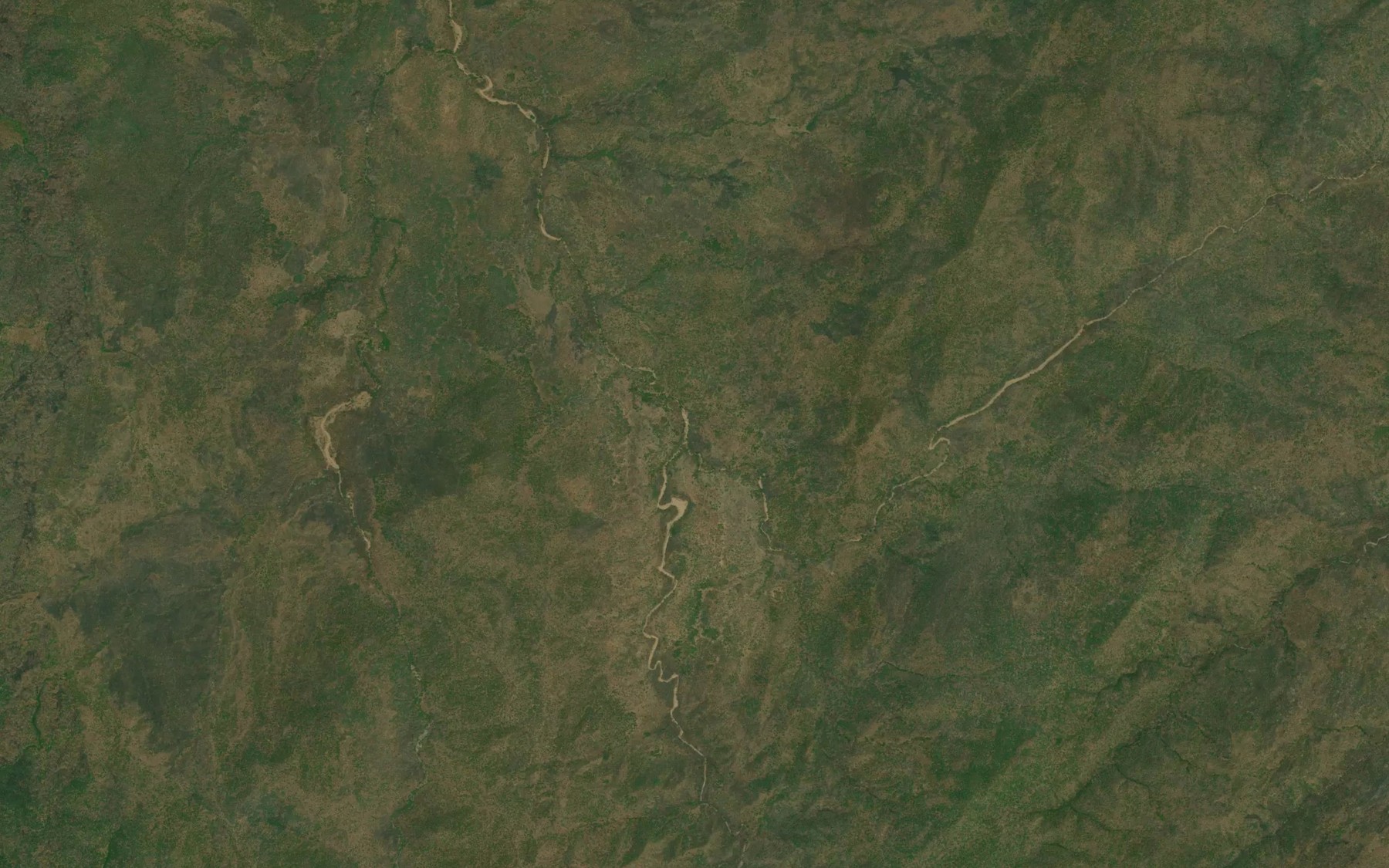 Satellite map of the Loussou