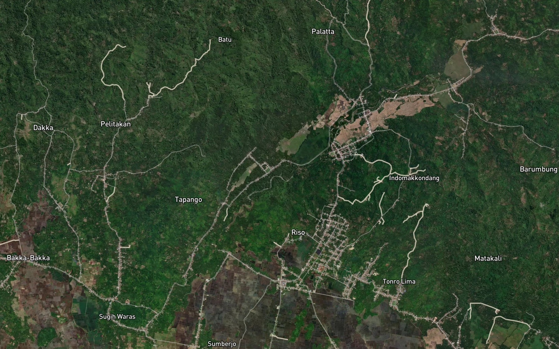 Satellite map of the Salu Malla