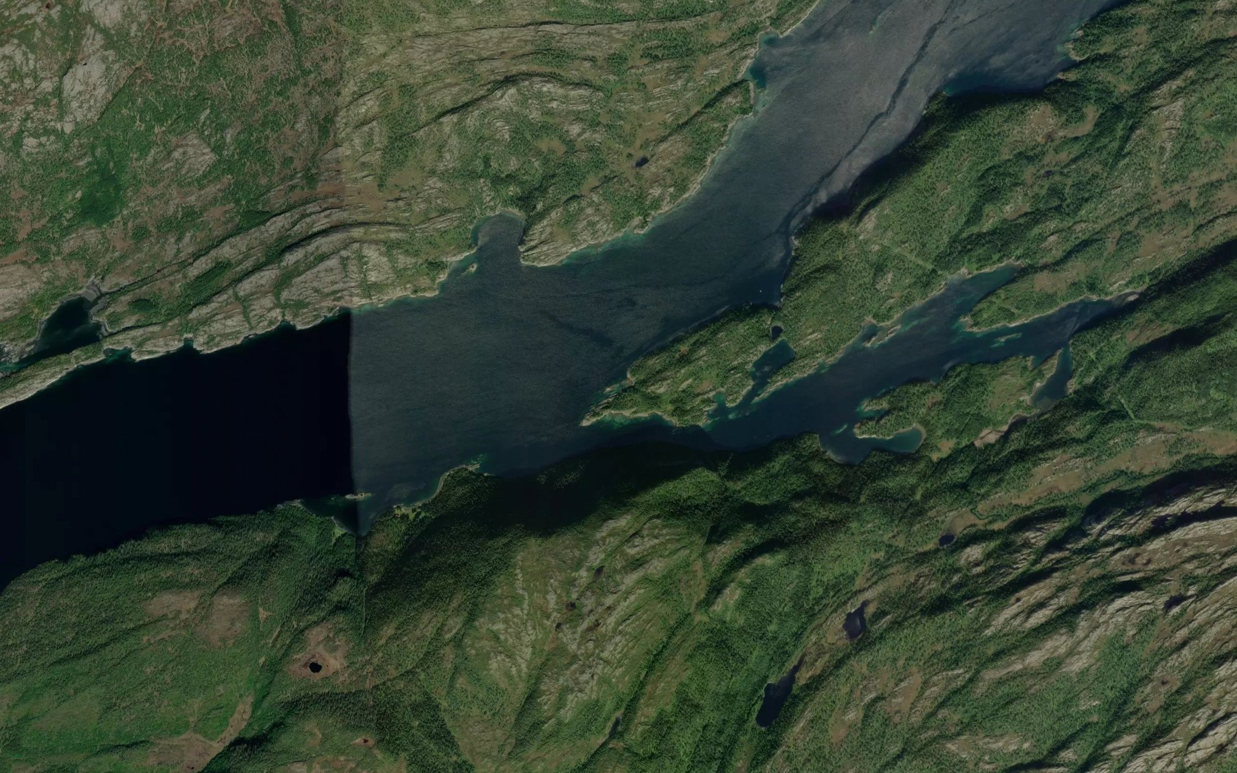 Satellite map of the Skardvika