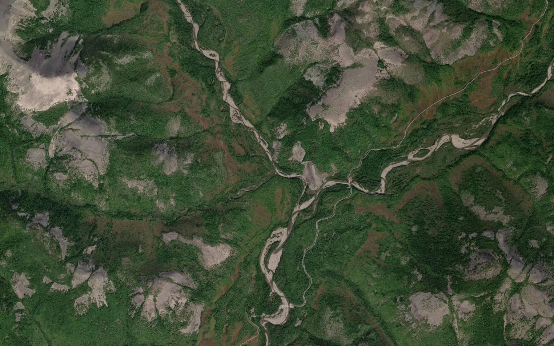 Satellite map of the Chistyy