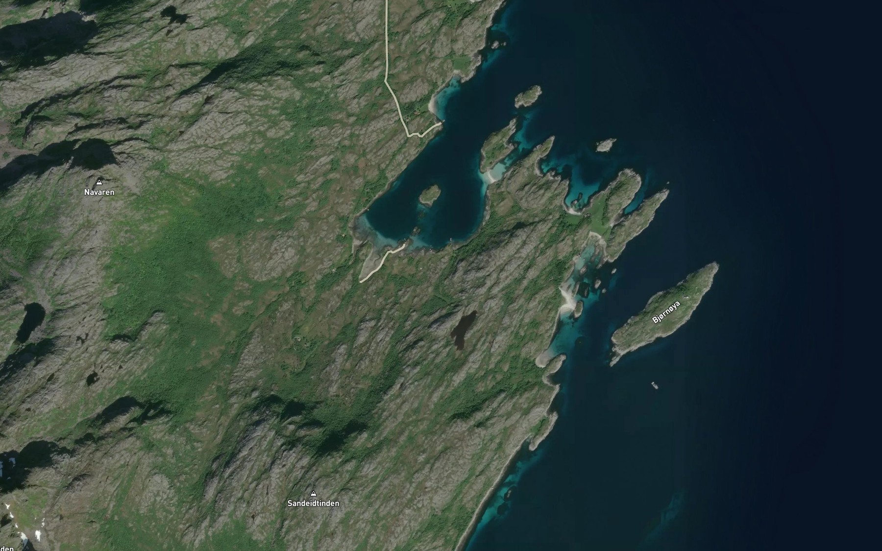 Satellite map of the Molnelva