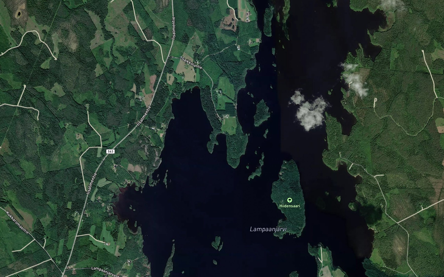 Satellite map of the Pajalahti