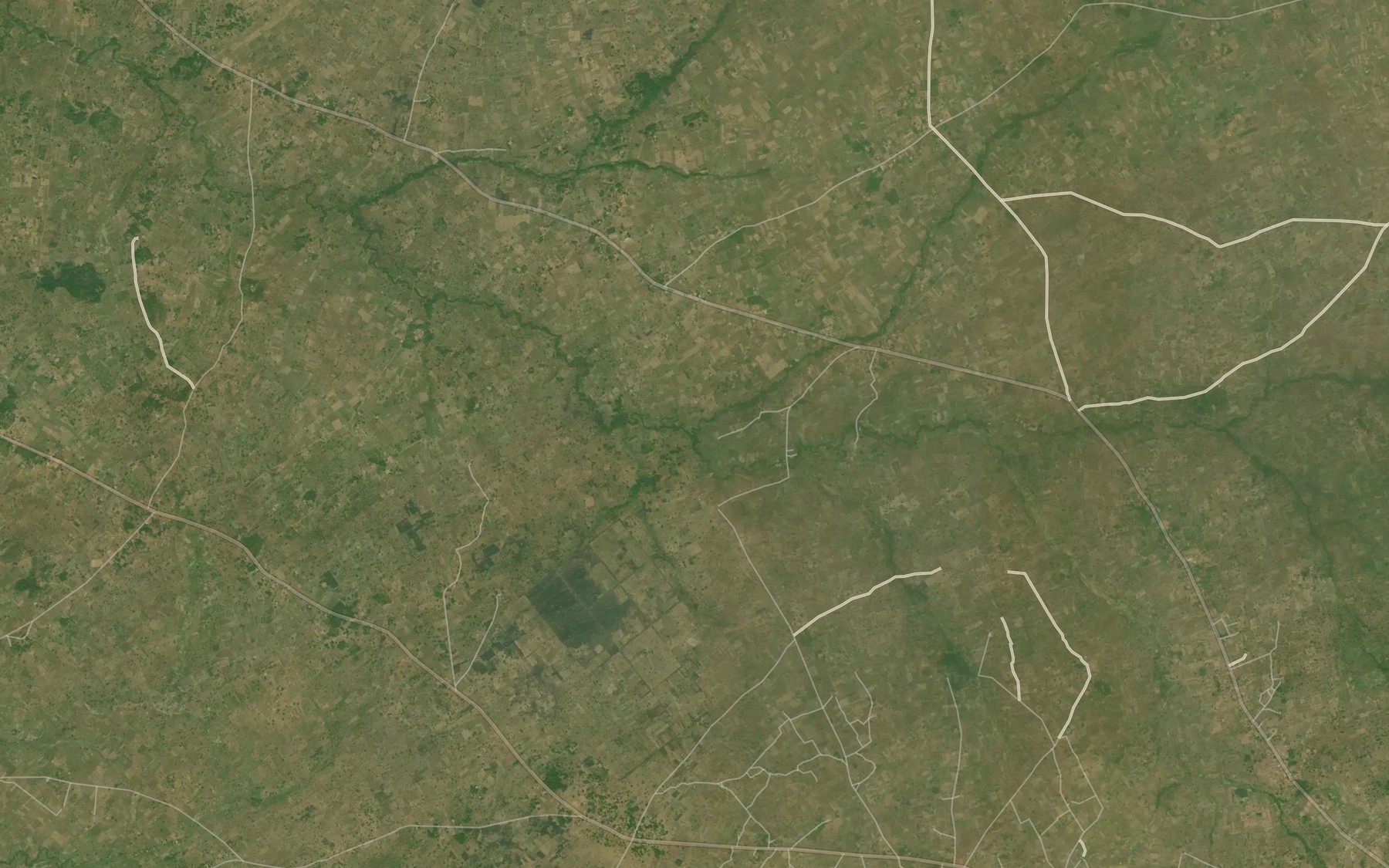 Satellite map of the River Aditogula