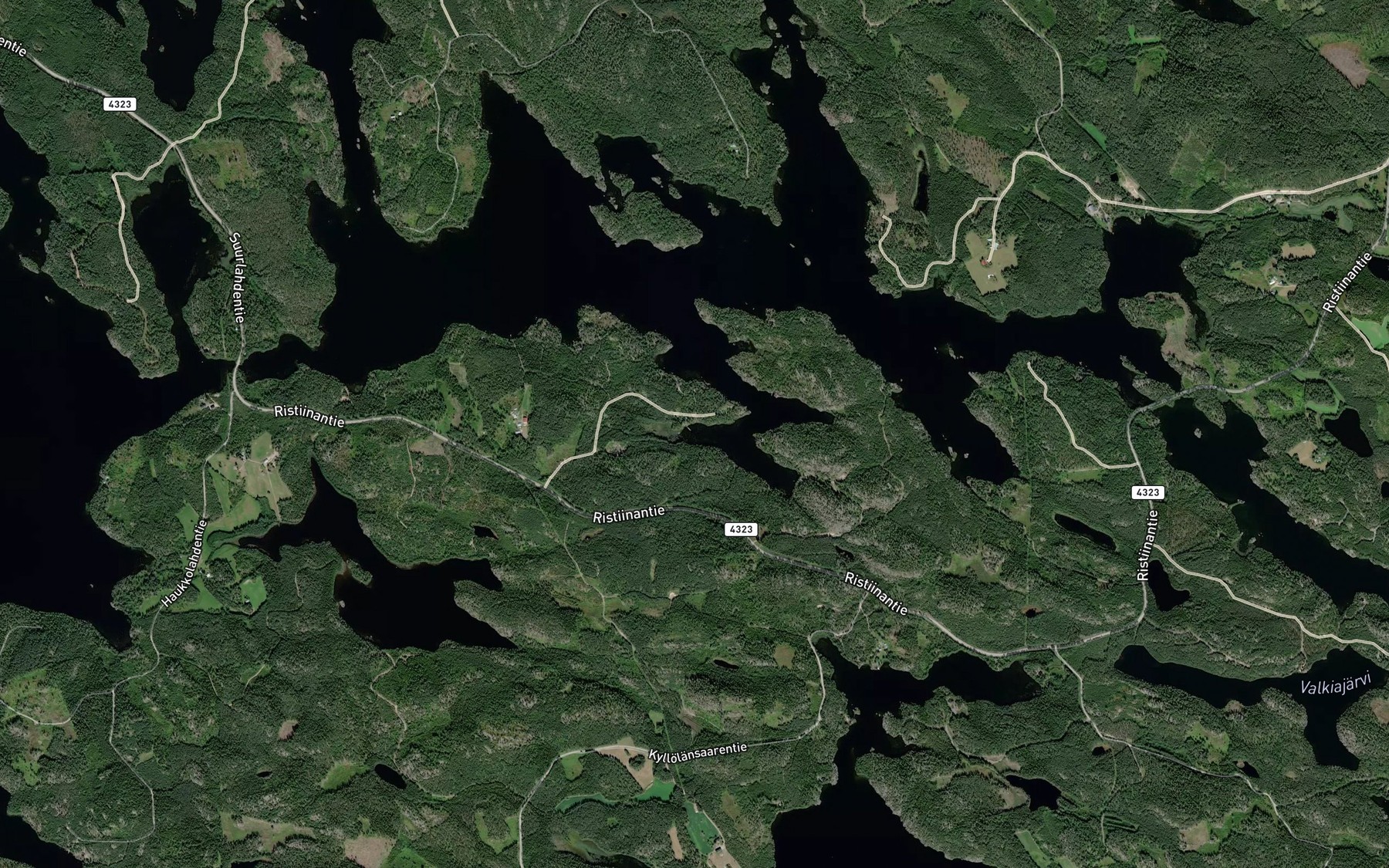 Satellite map of the Tollonlahti