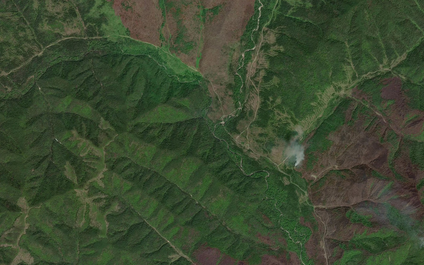 Satellite map of the Pravyy Ulun