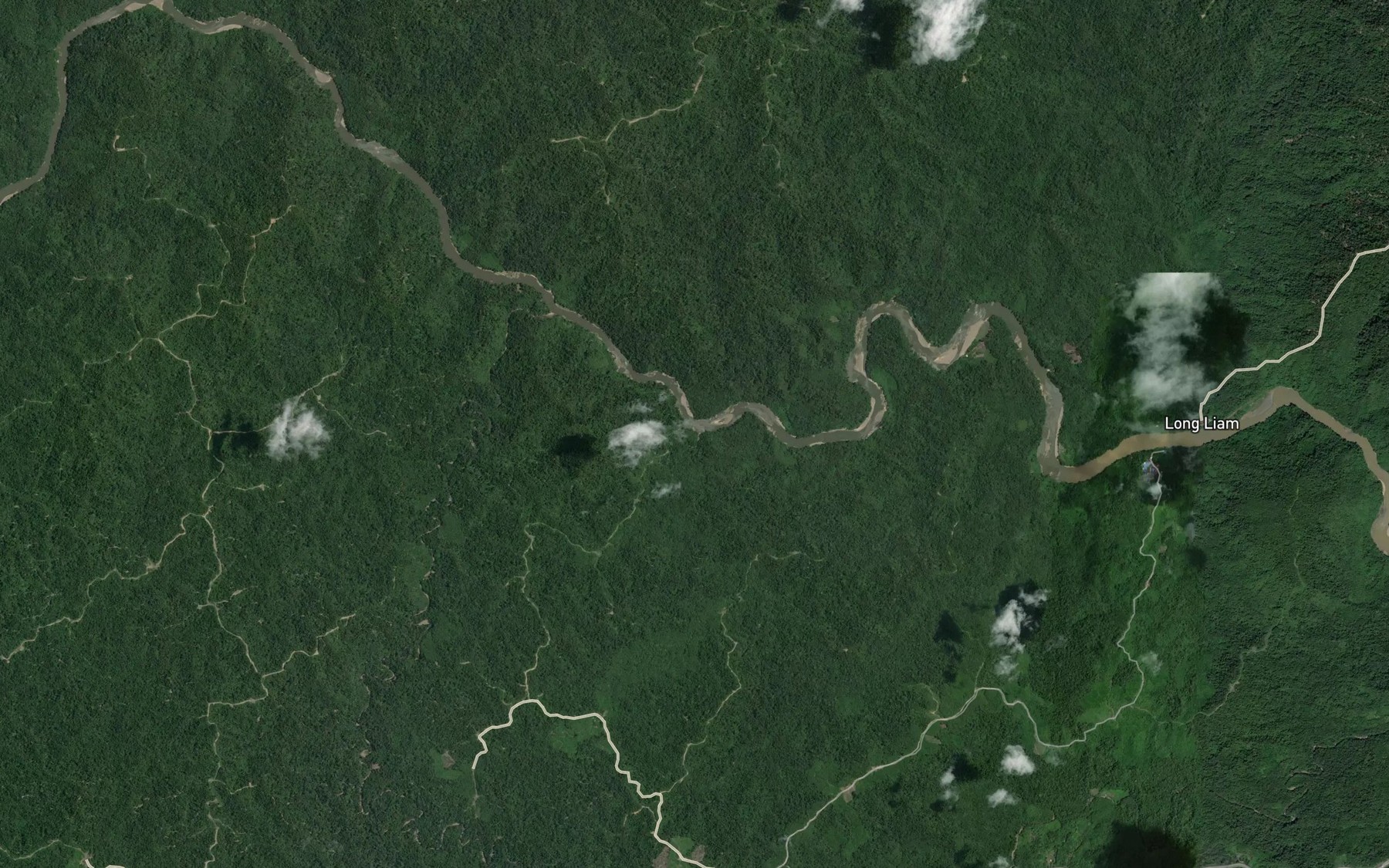 Satellite map of the Sungai Kihang