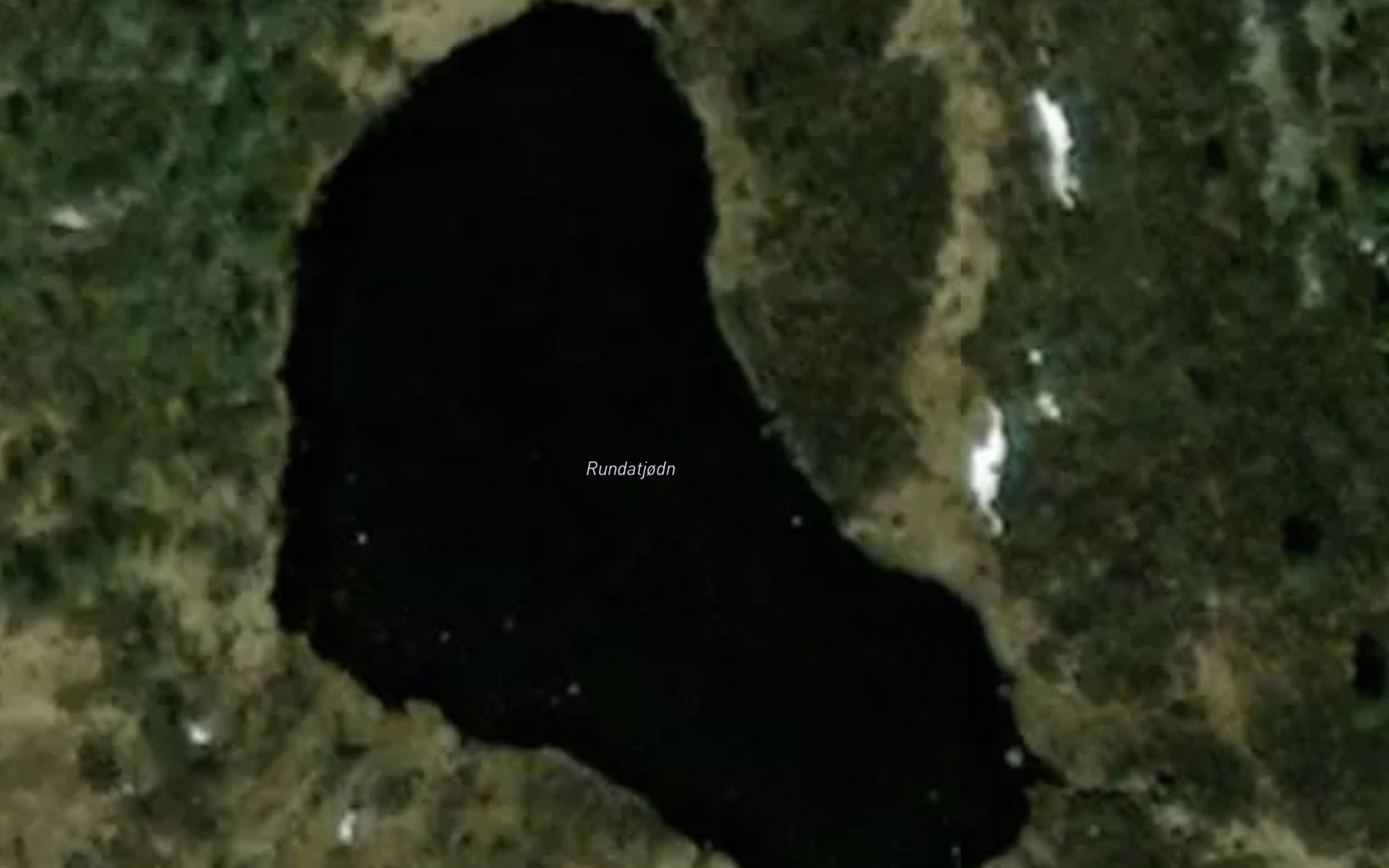 Satellite map of the Rundatjodn