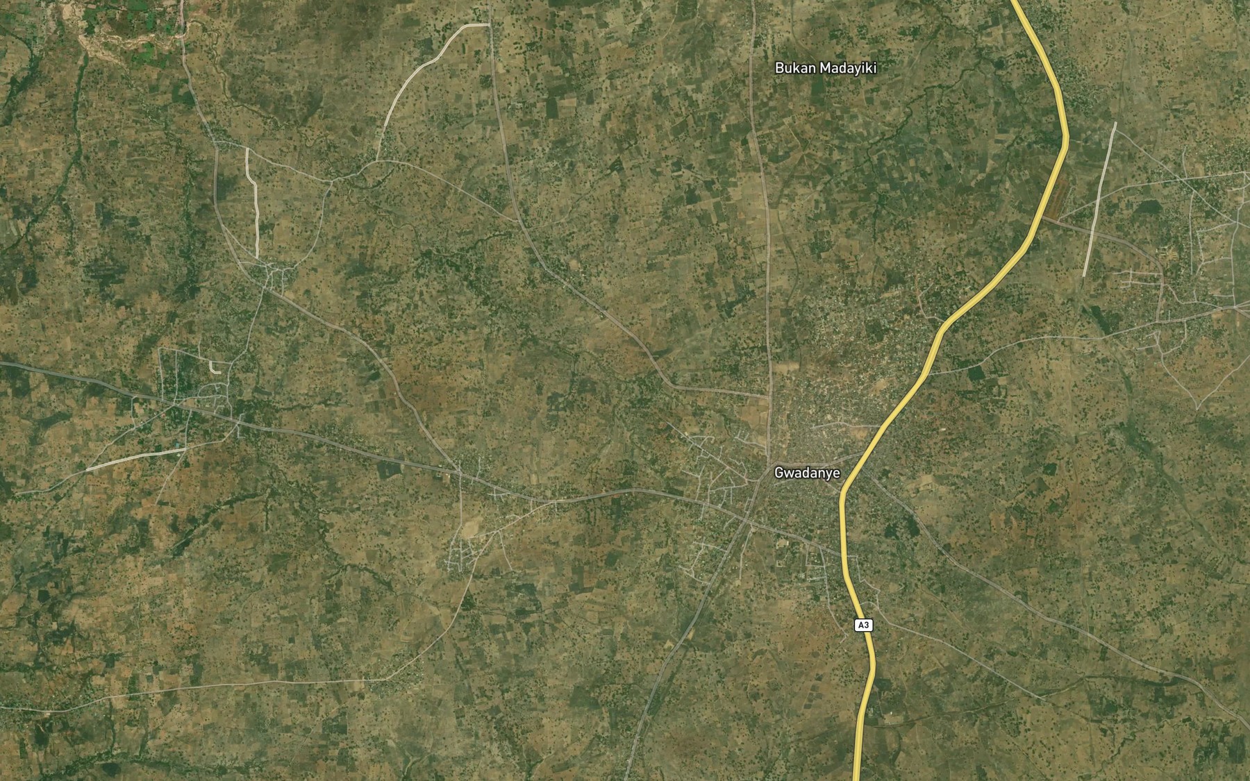 Satellite map of the River Kayada