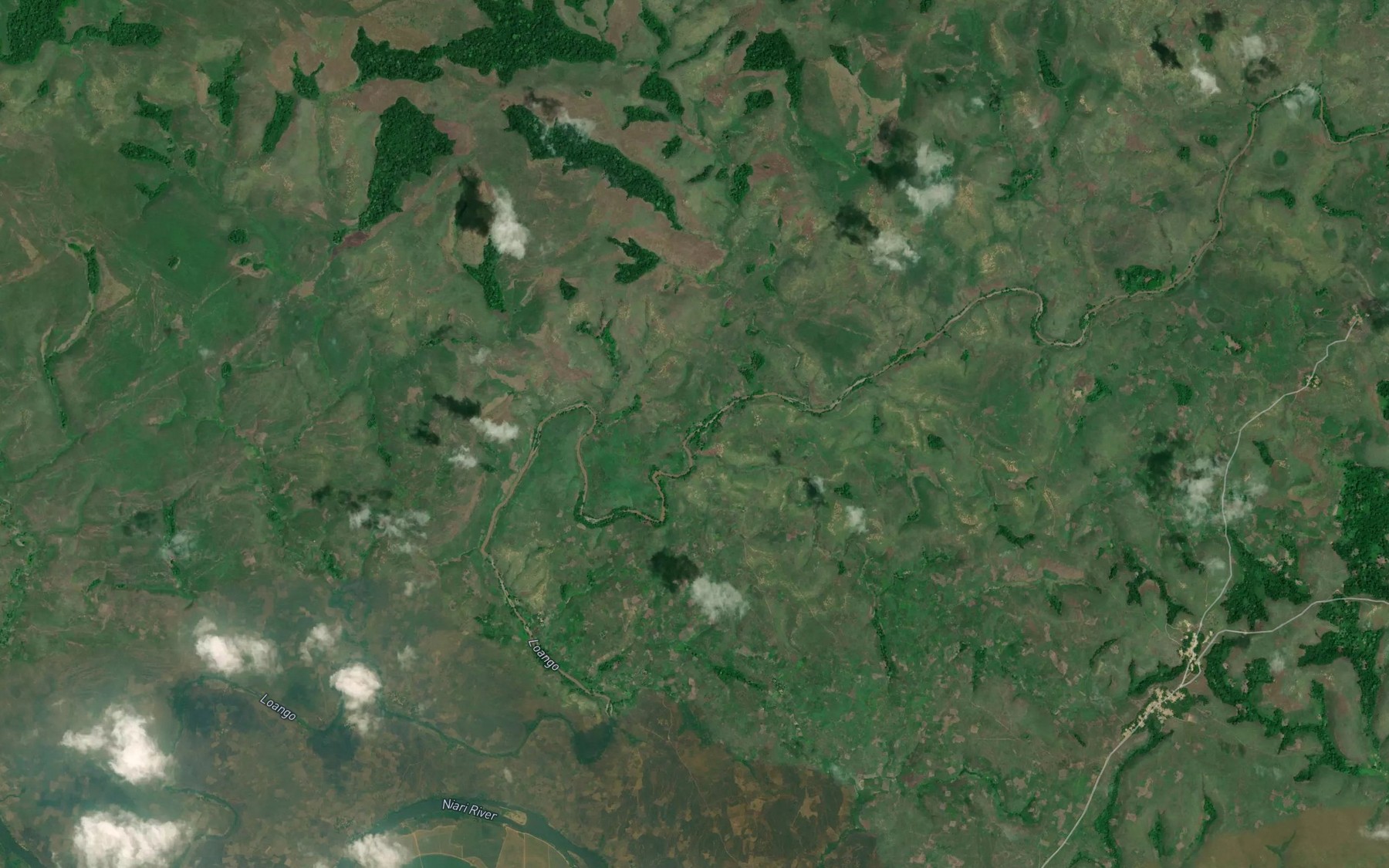 Satellite map of the Mongolo I