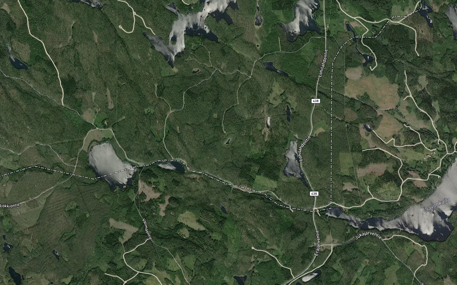 Satellite map of the Rahkalampi