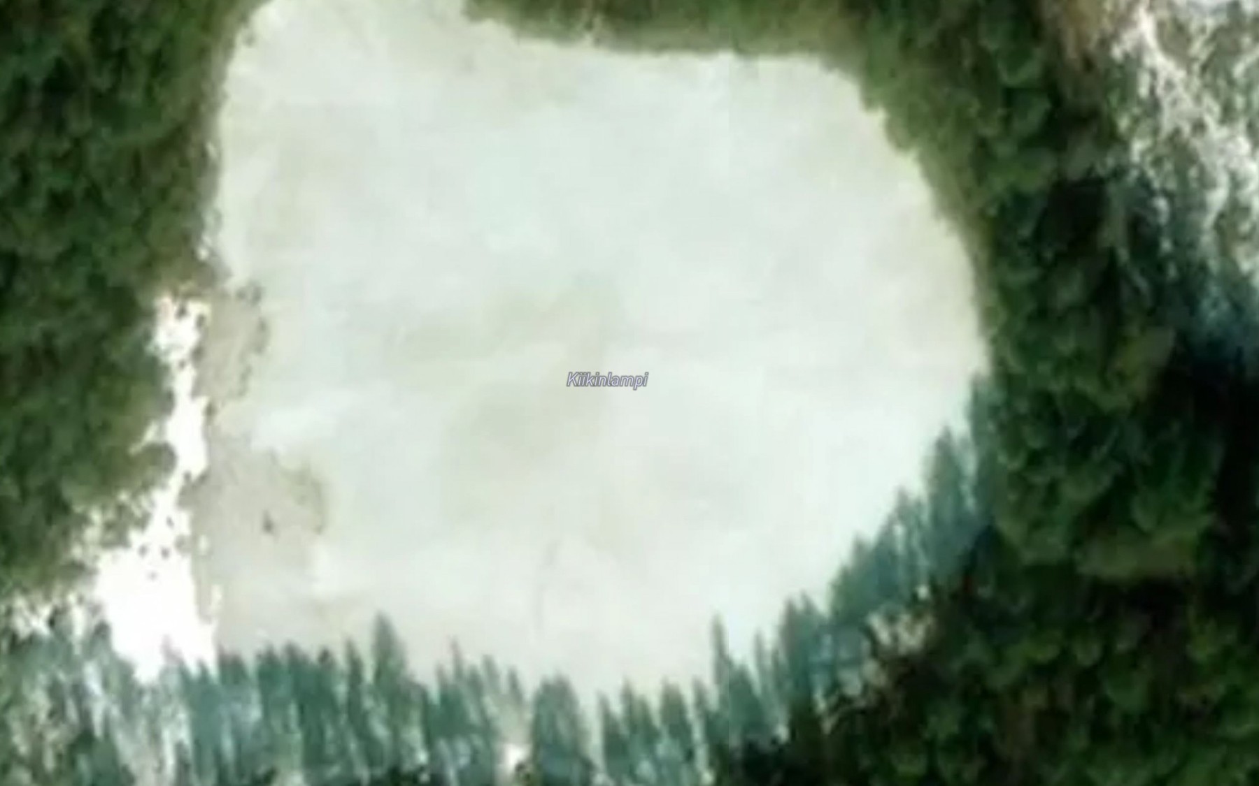 Satellite map of the Kiikinlampi
