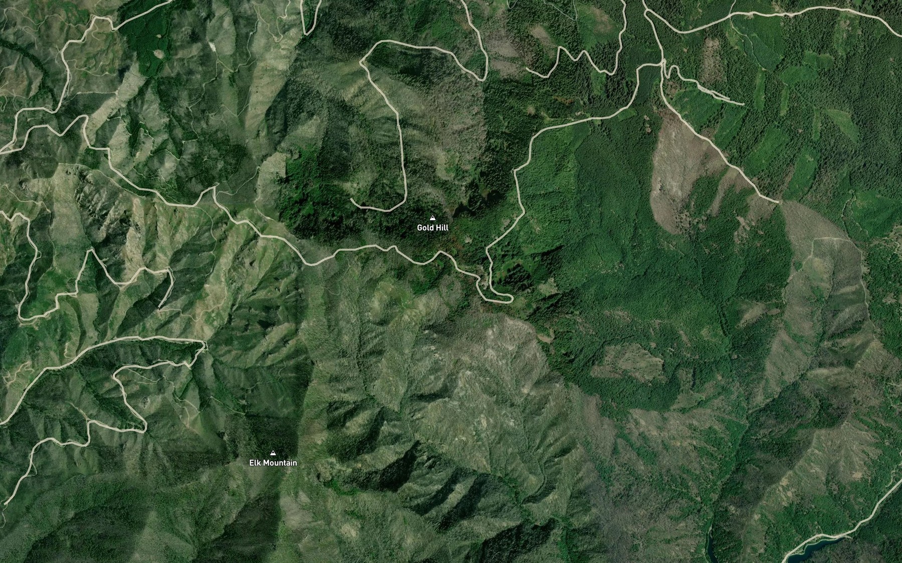 Satellite map of the Renfrew Spring