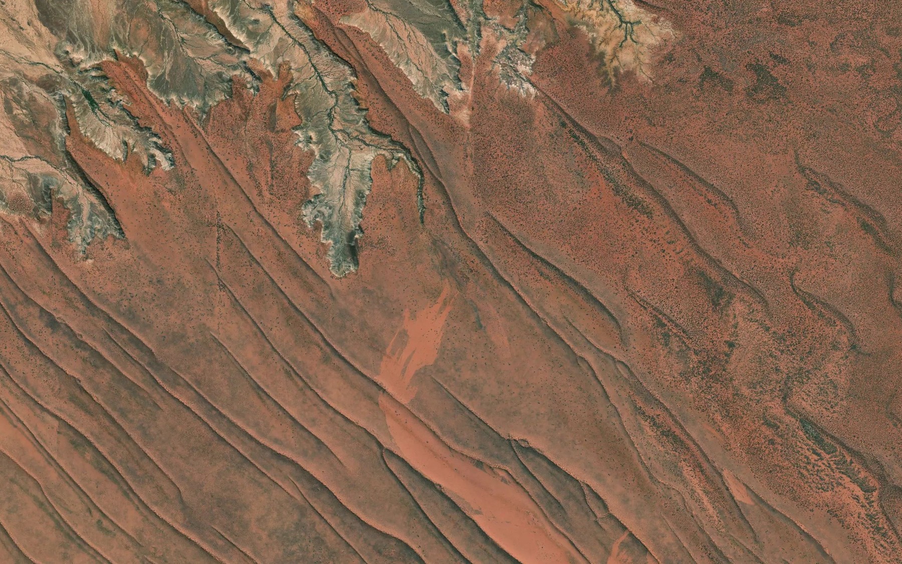 Satellite map of the Naughton Creek