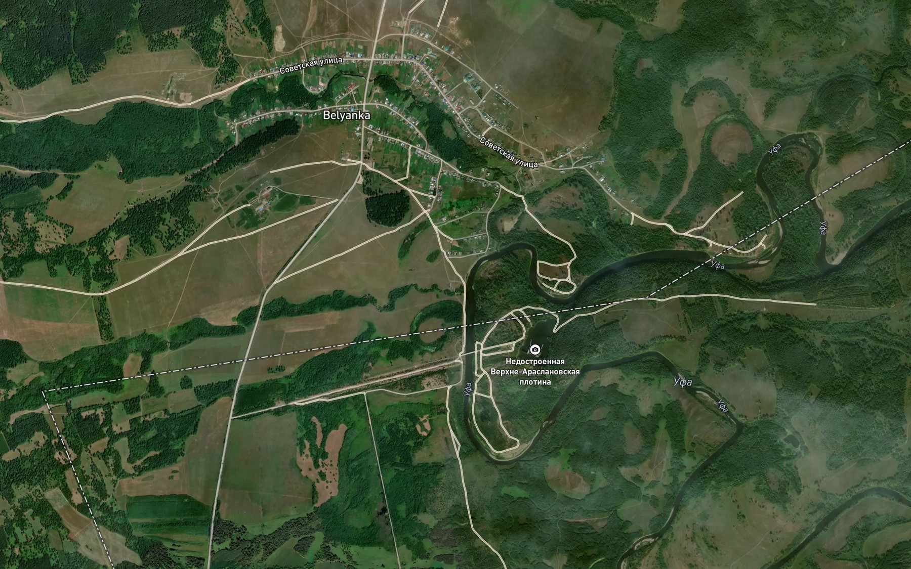 Satellite map of the Maydala