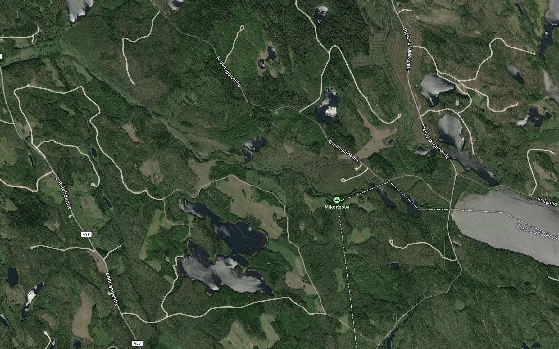 Satellite map of the Haasiapolvi