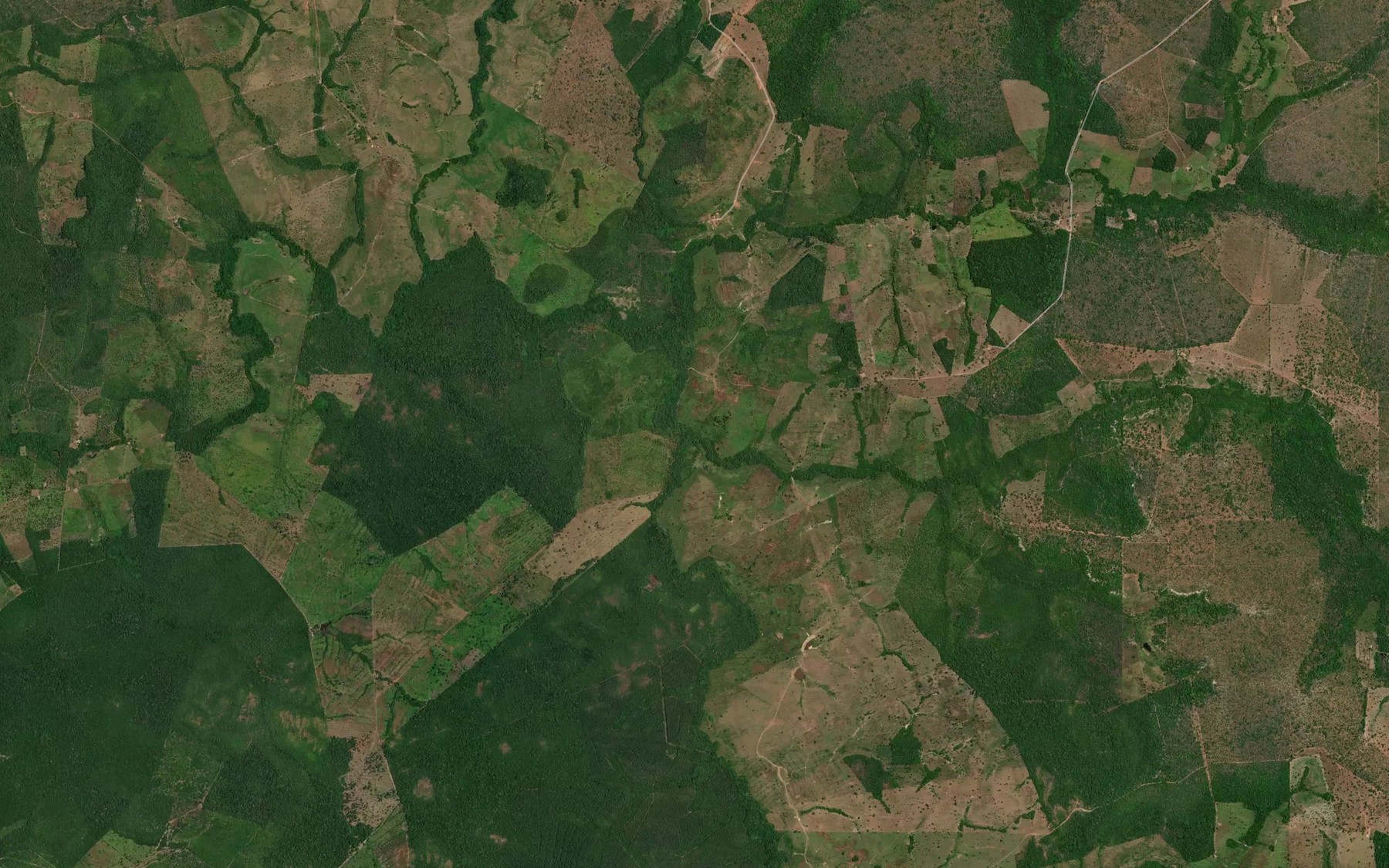 Satellite map of the Corrego Bacuri