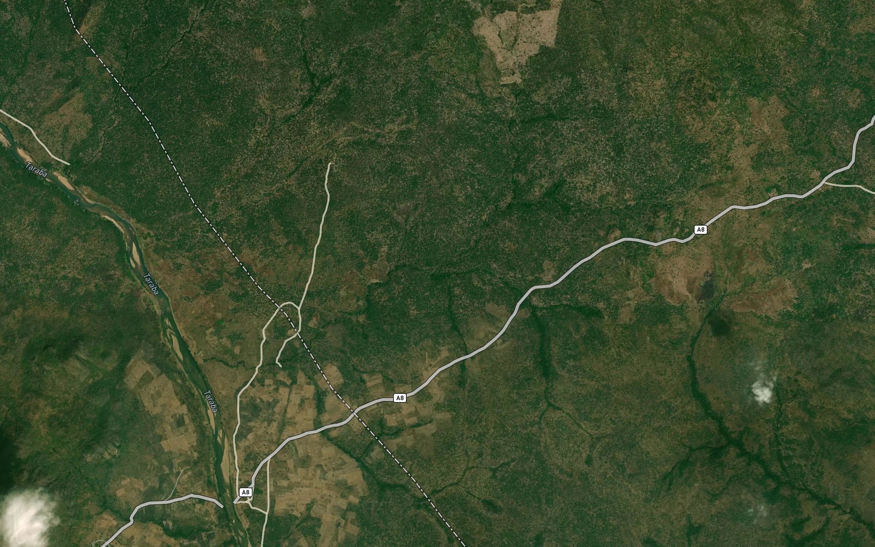 Satellite map of the RiverTovi