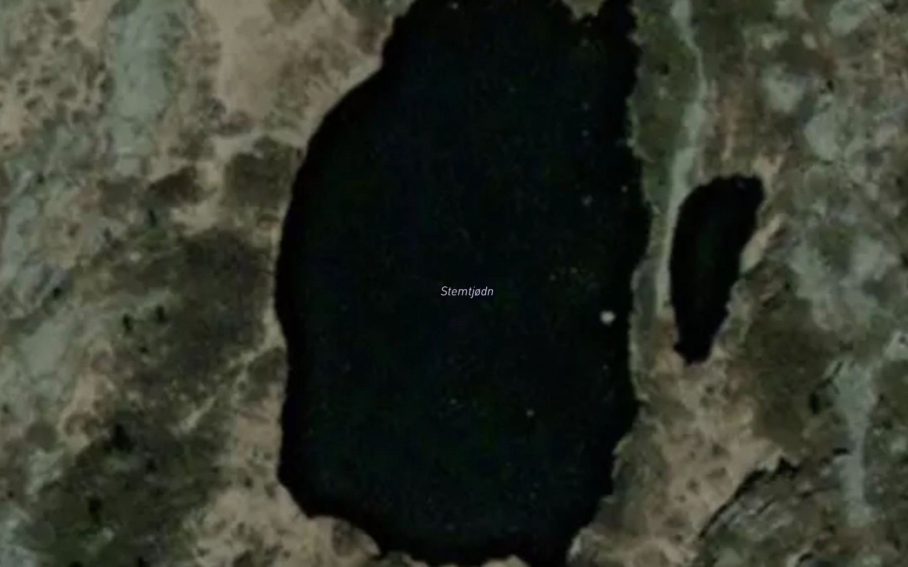 Satellite map of the Stemtjodn