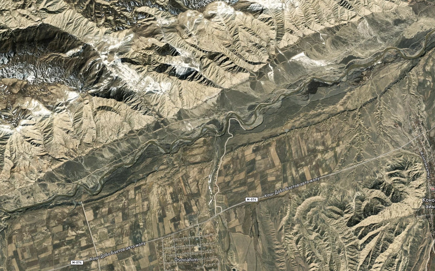 Satellite map of the Cholokkain
