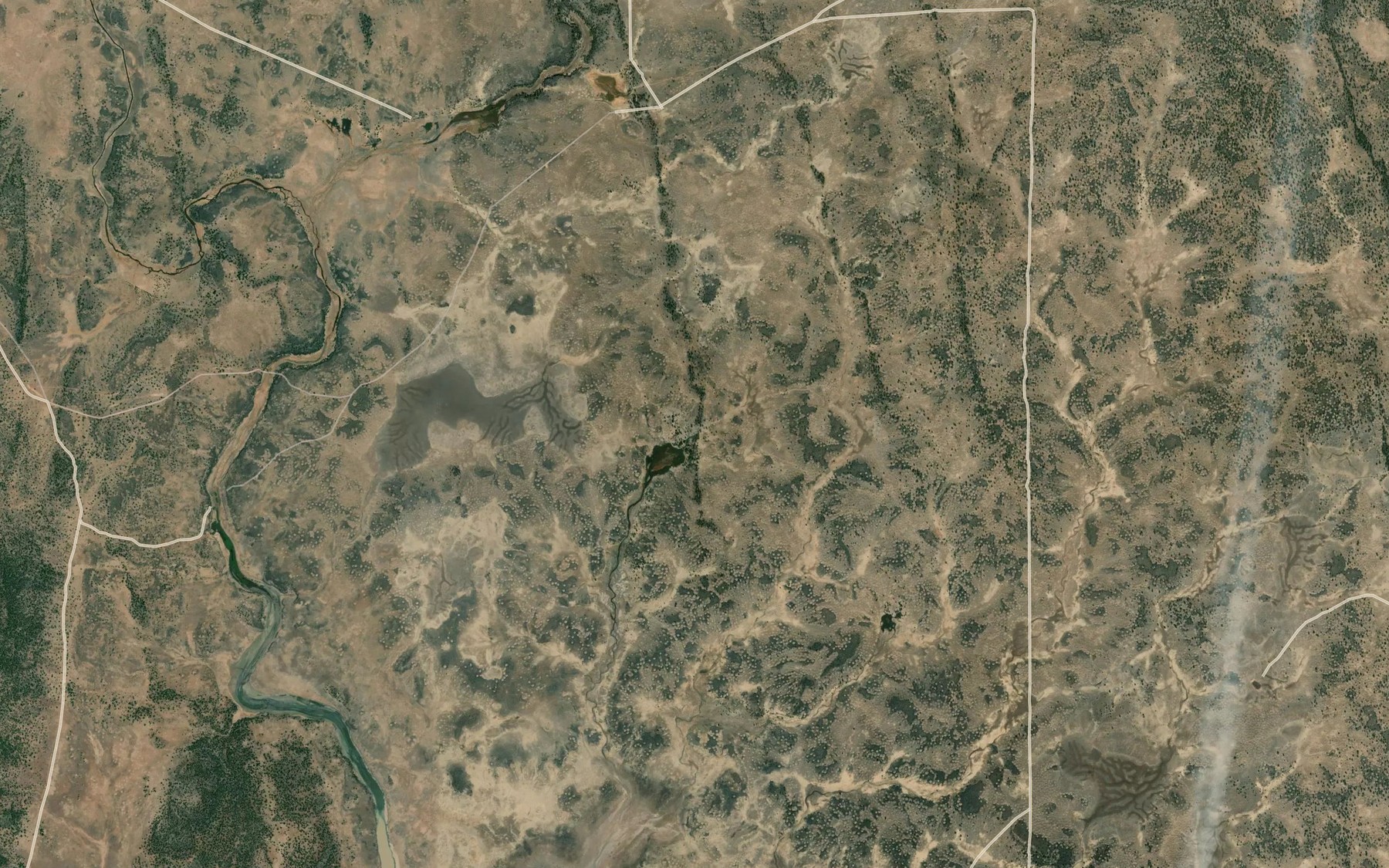 Satellite map of the Corral Spring