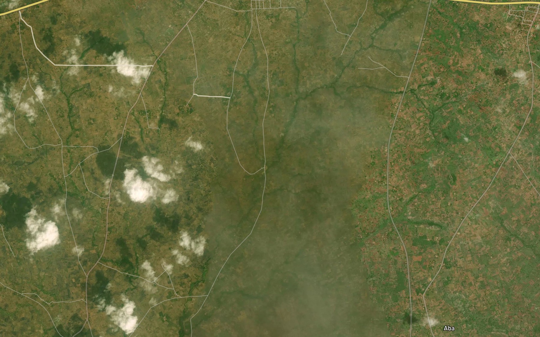 Satellite map of the River Ohu
